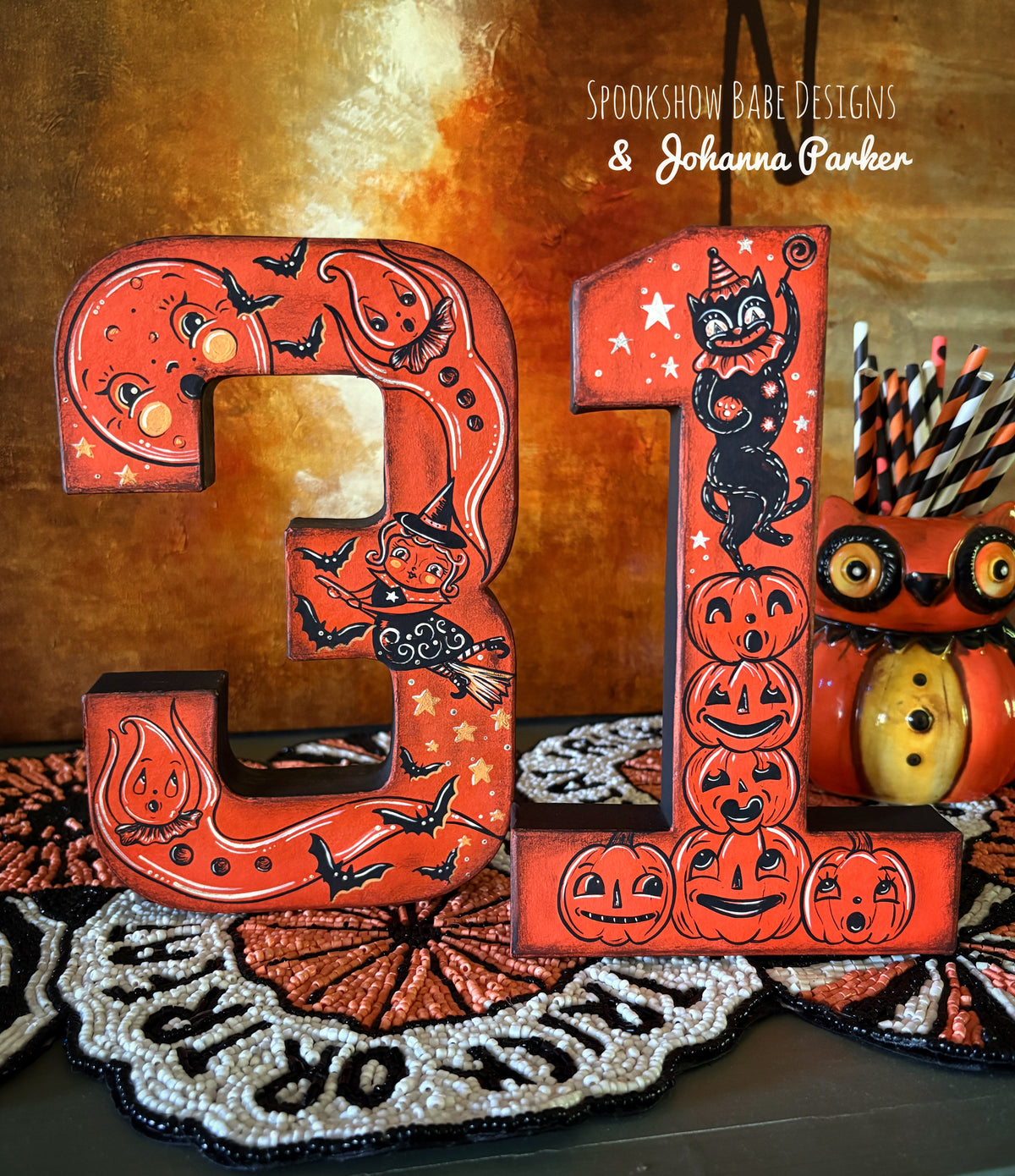 Johanna Parker Halloween "31" Display Piece