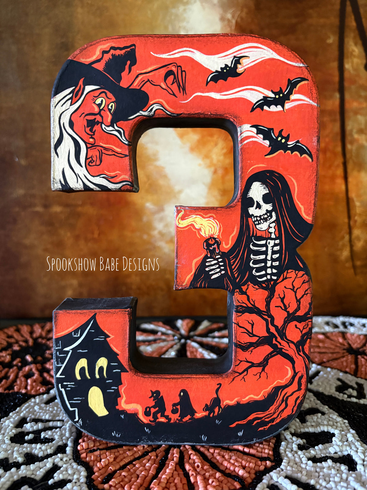 Vintage Halloween "31" Display Piece