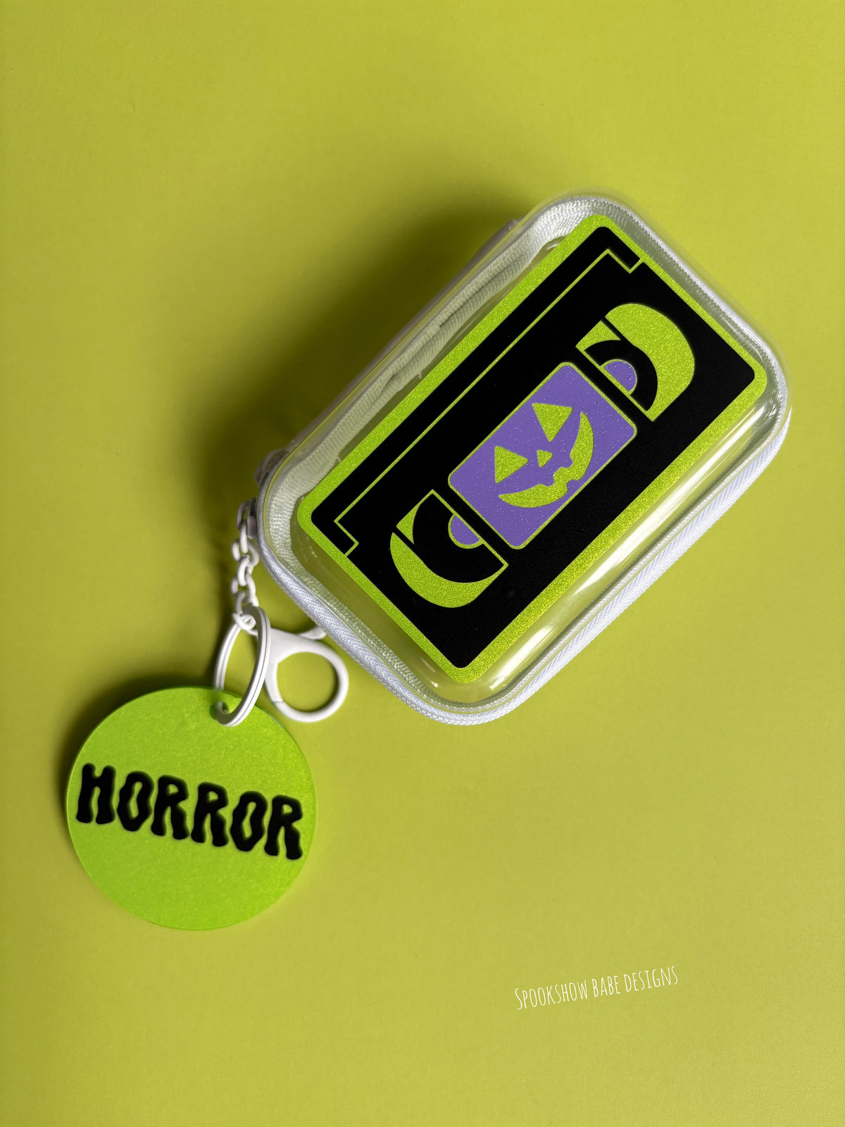Retro Horror VHS Mini Case