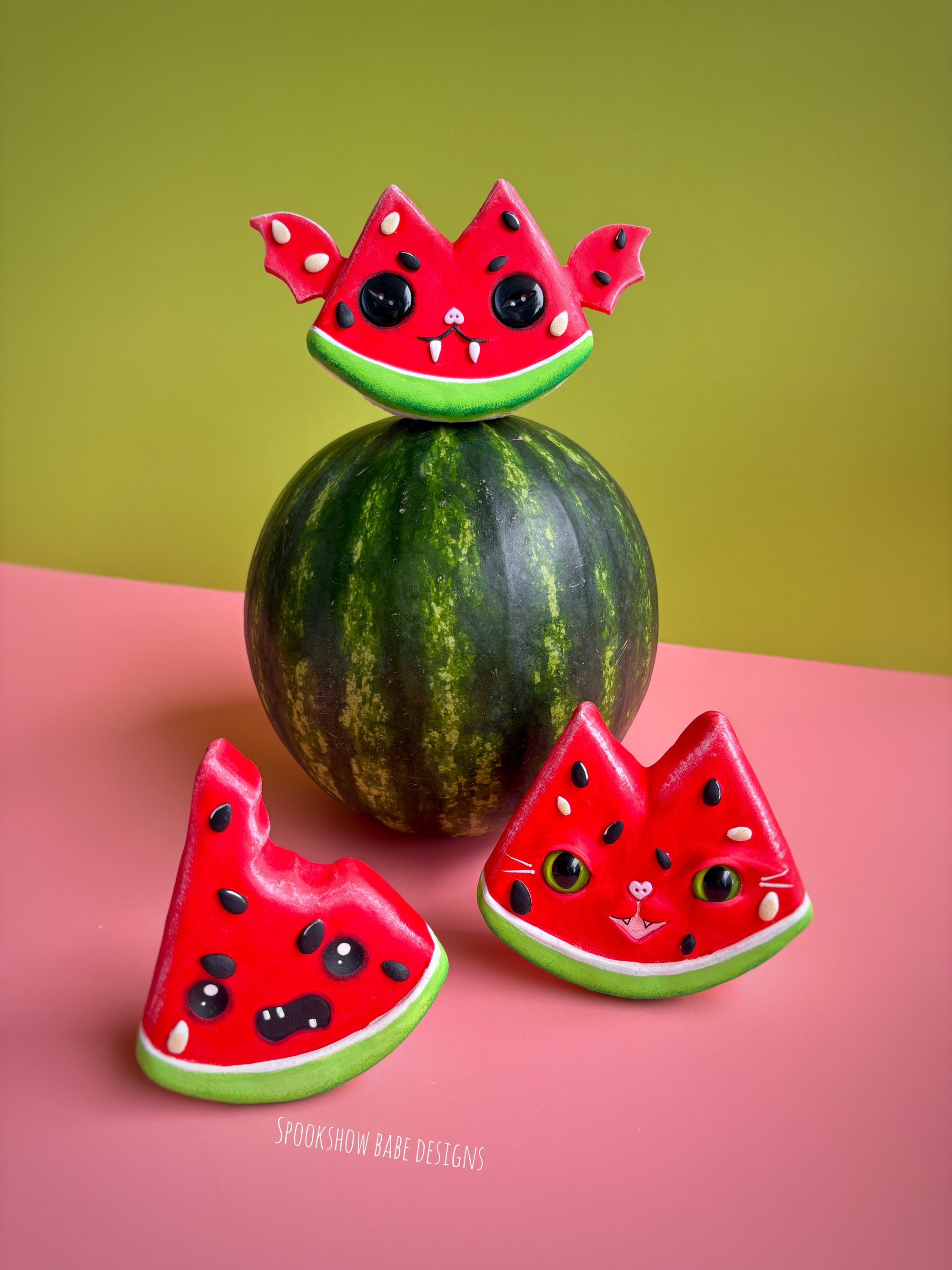 Spooky Sweet Watermelon Slices
