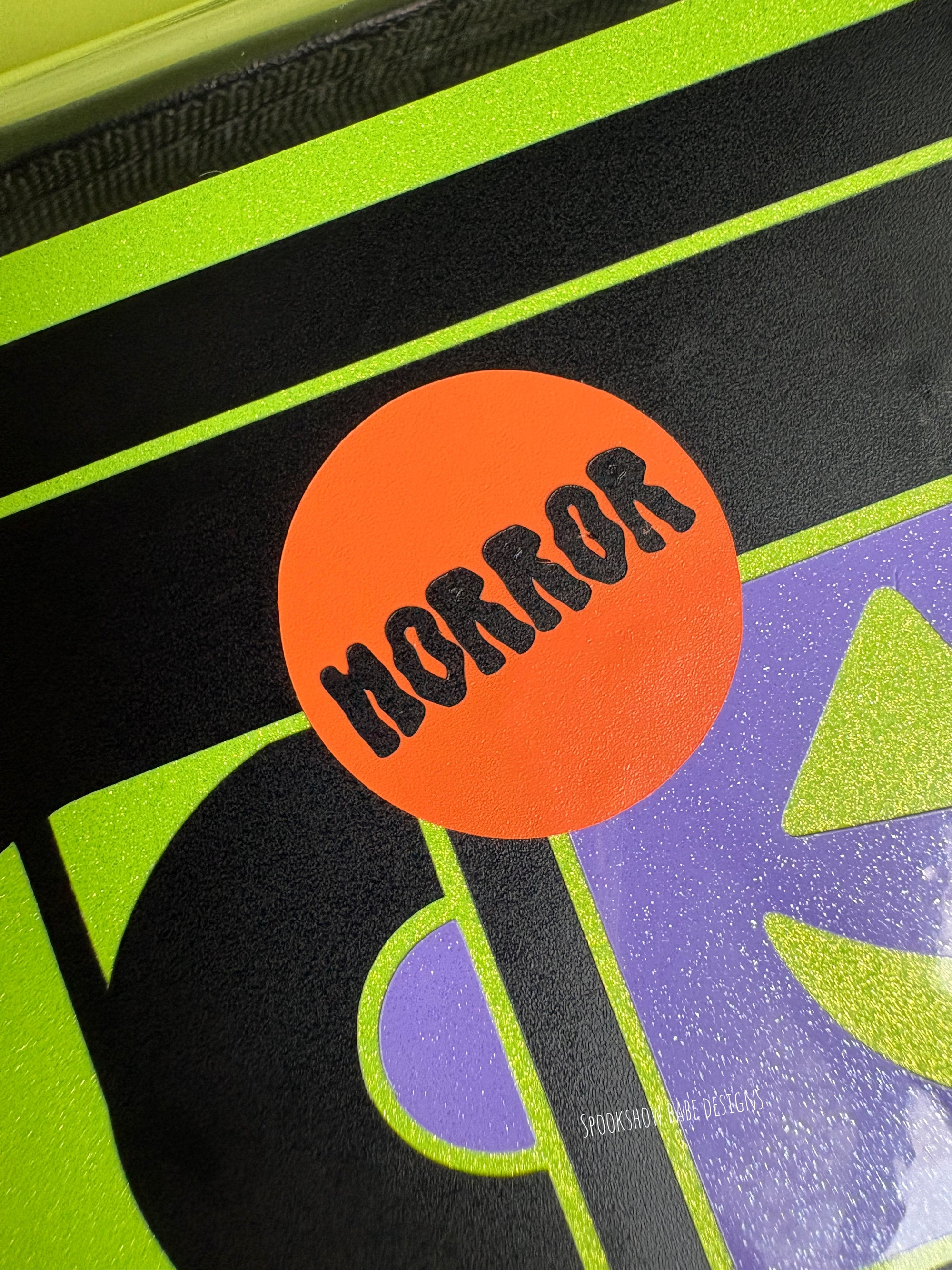 Retro Horror VHS Wristlet