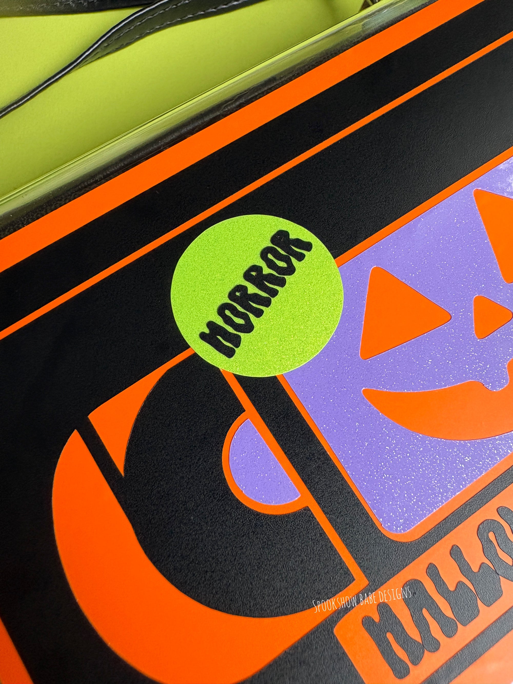Retro Horror VHS Wristlet