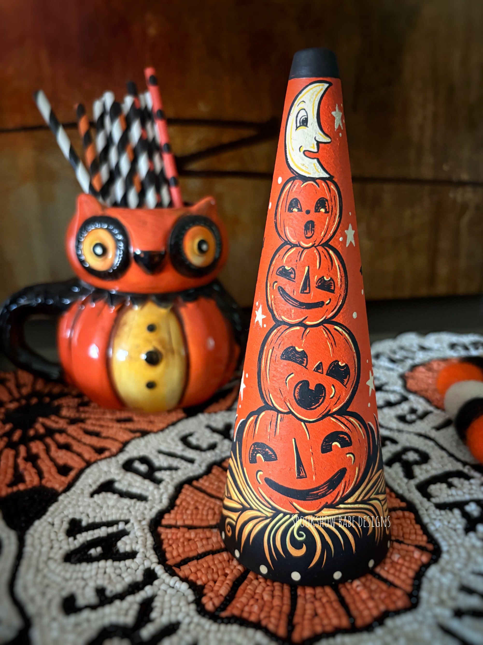 Johanna Parker Vintage Halloween Horn