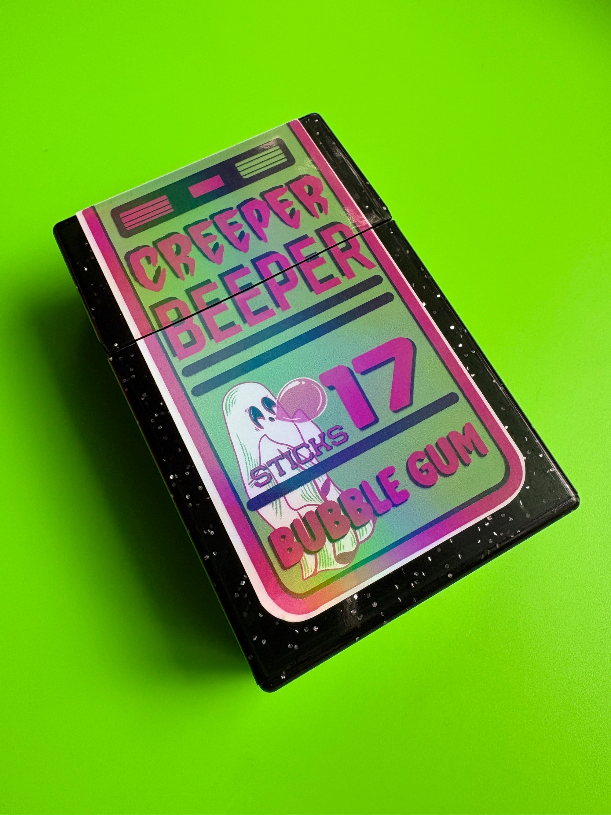 Creeper Beeper Bubble Gum Flip Top Case