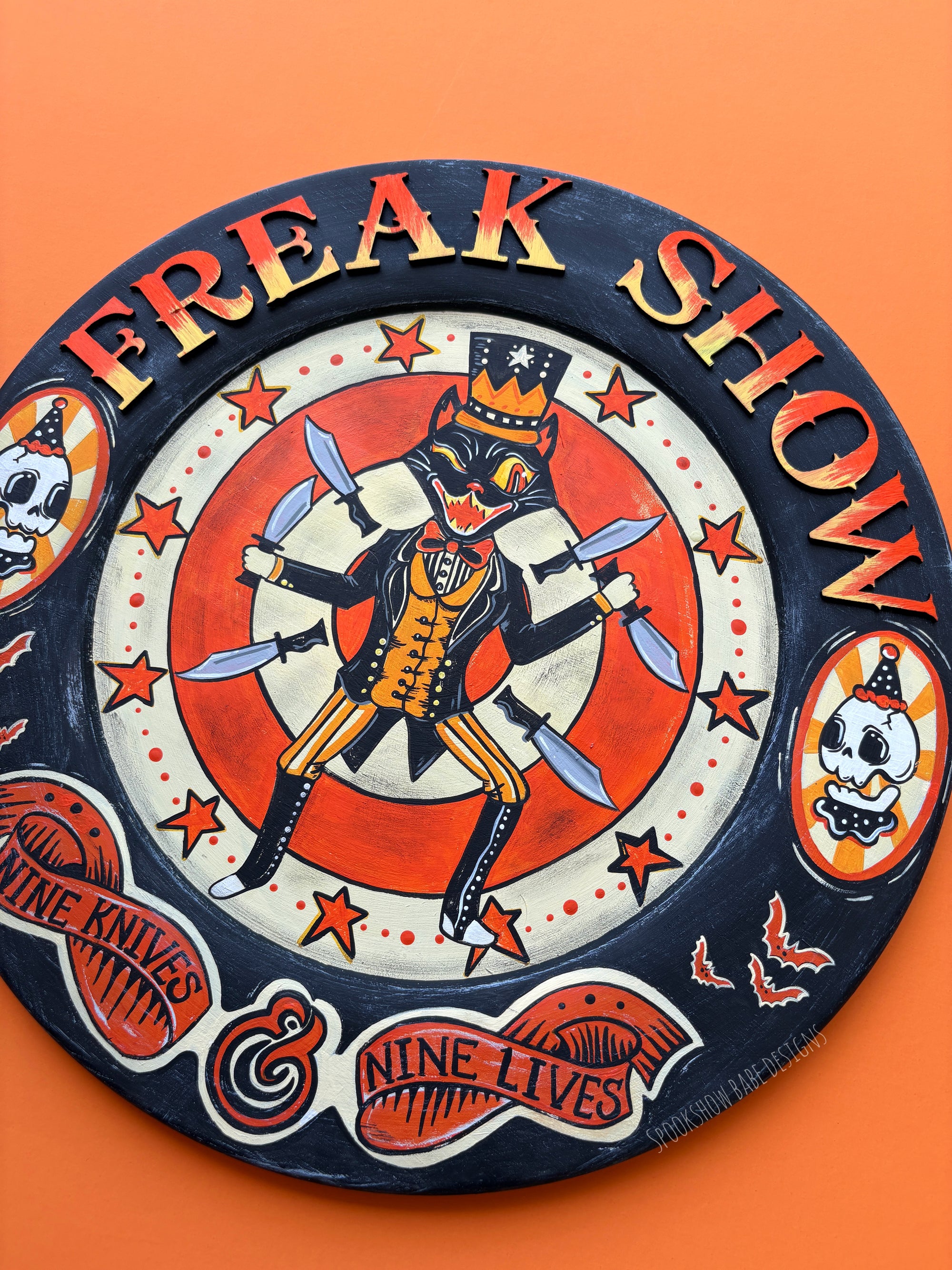 Freak Show Decorative Plate