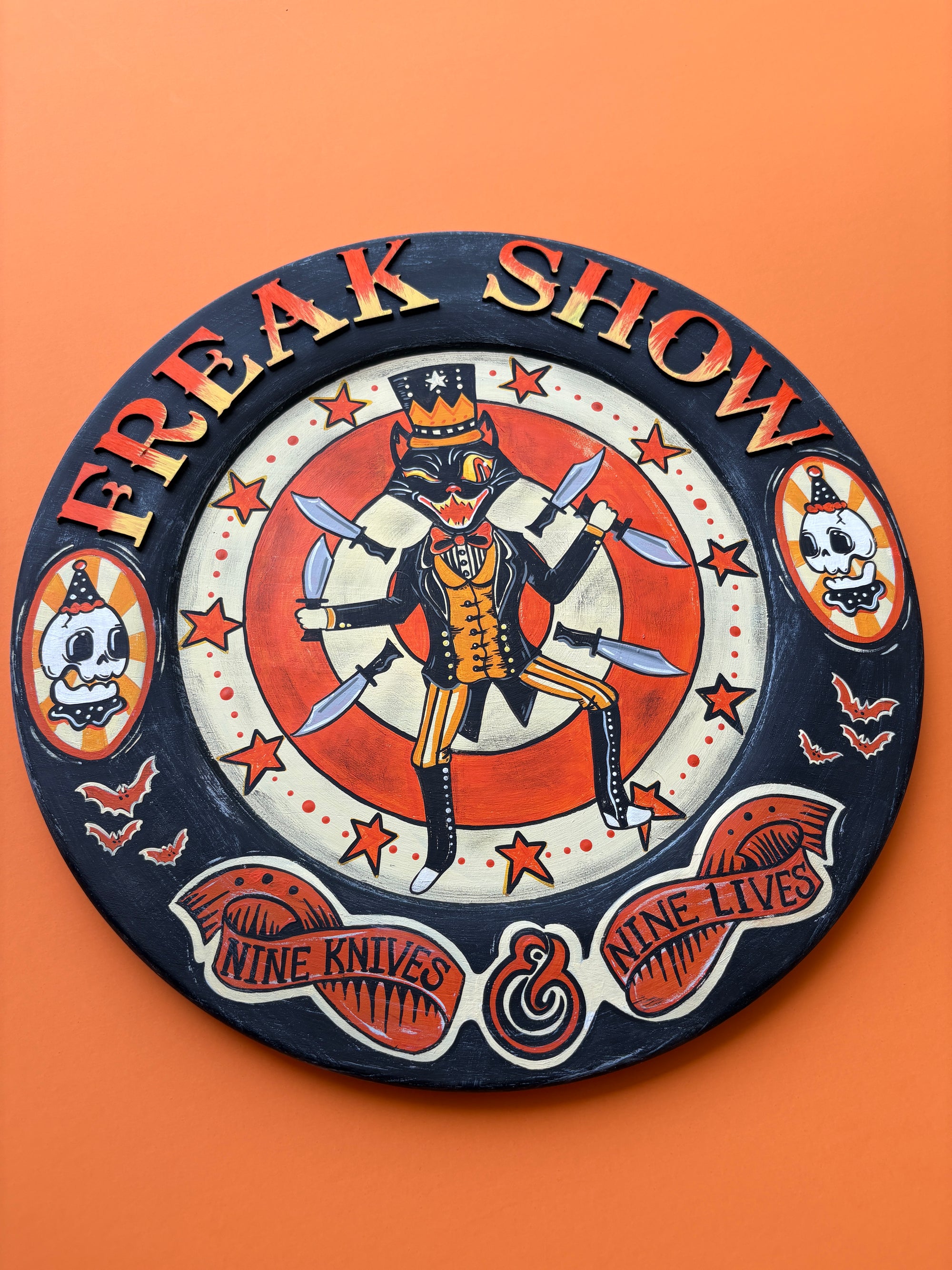 Freak Show Decorative Plate