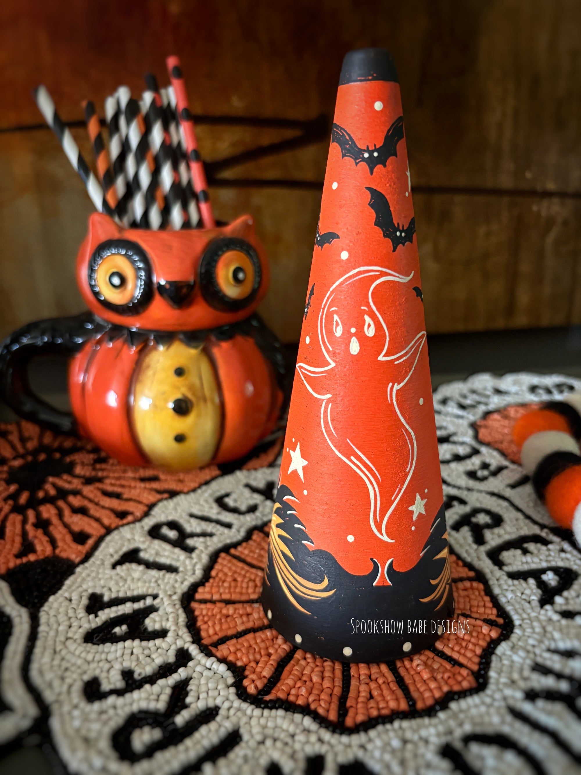 Johanna Parker Vintage Halloween Horn