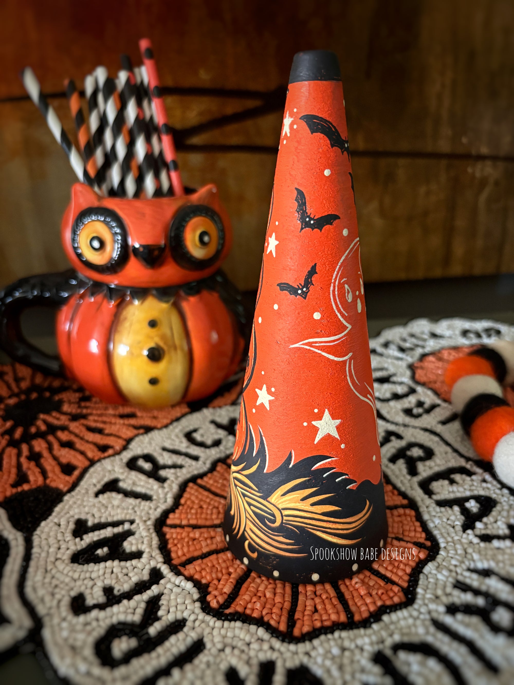 Johanna Parker Vintage Halloween Horn