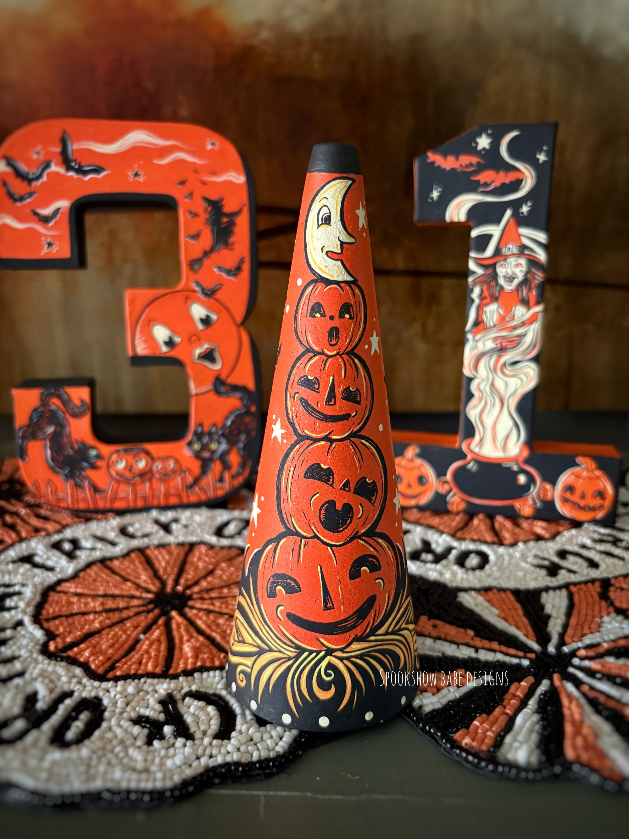 Johanna Parker Vintage Halloween Horn