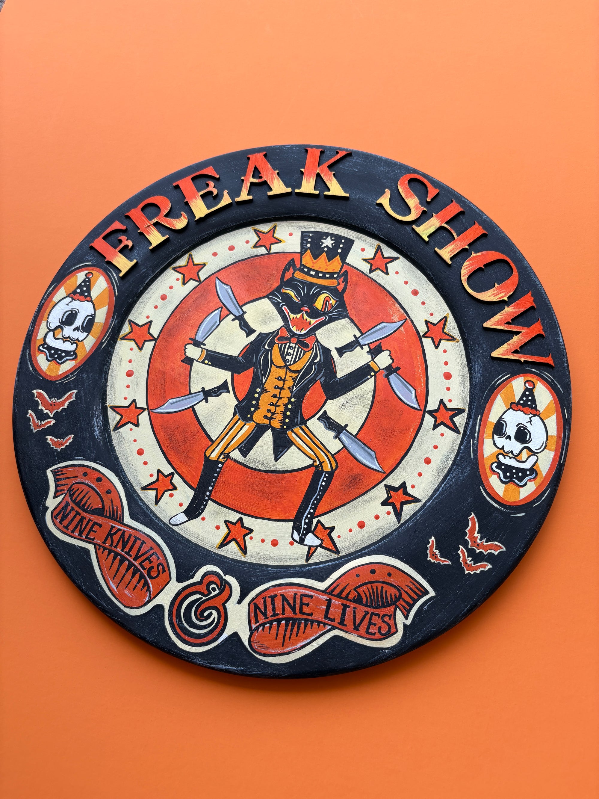 Freak Show Decorative Plate