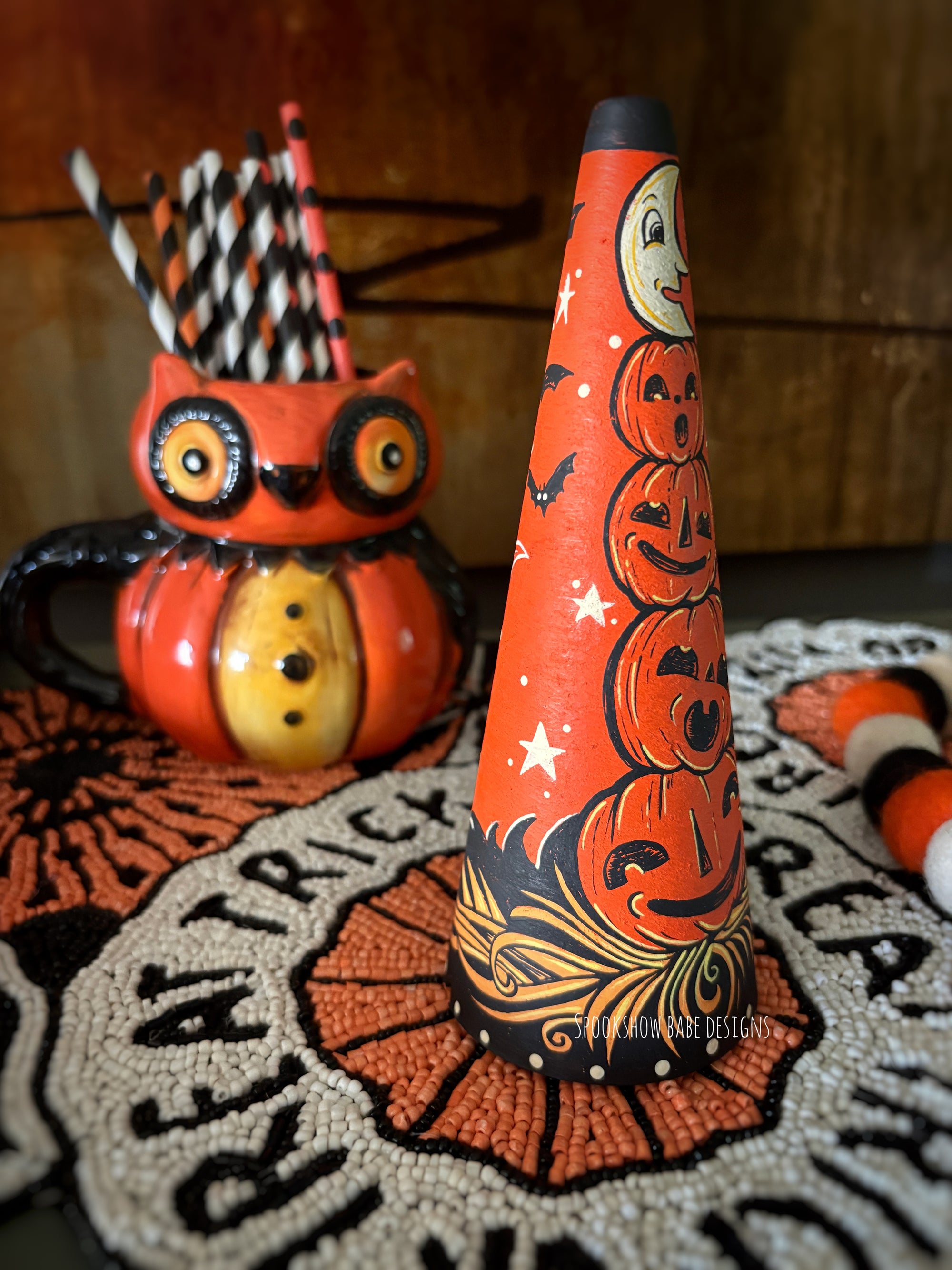 Johanna Parker Vintage Halloween Horn