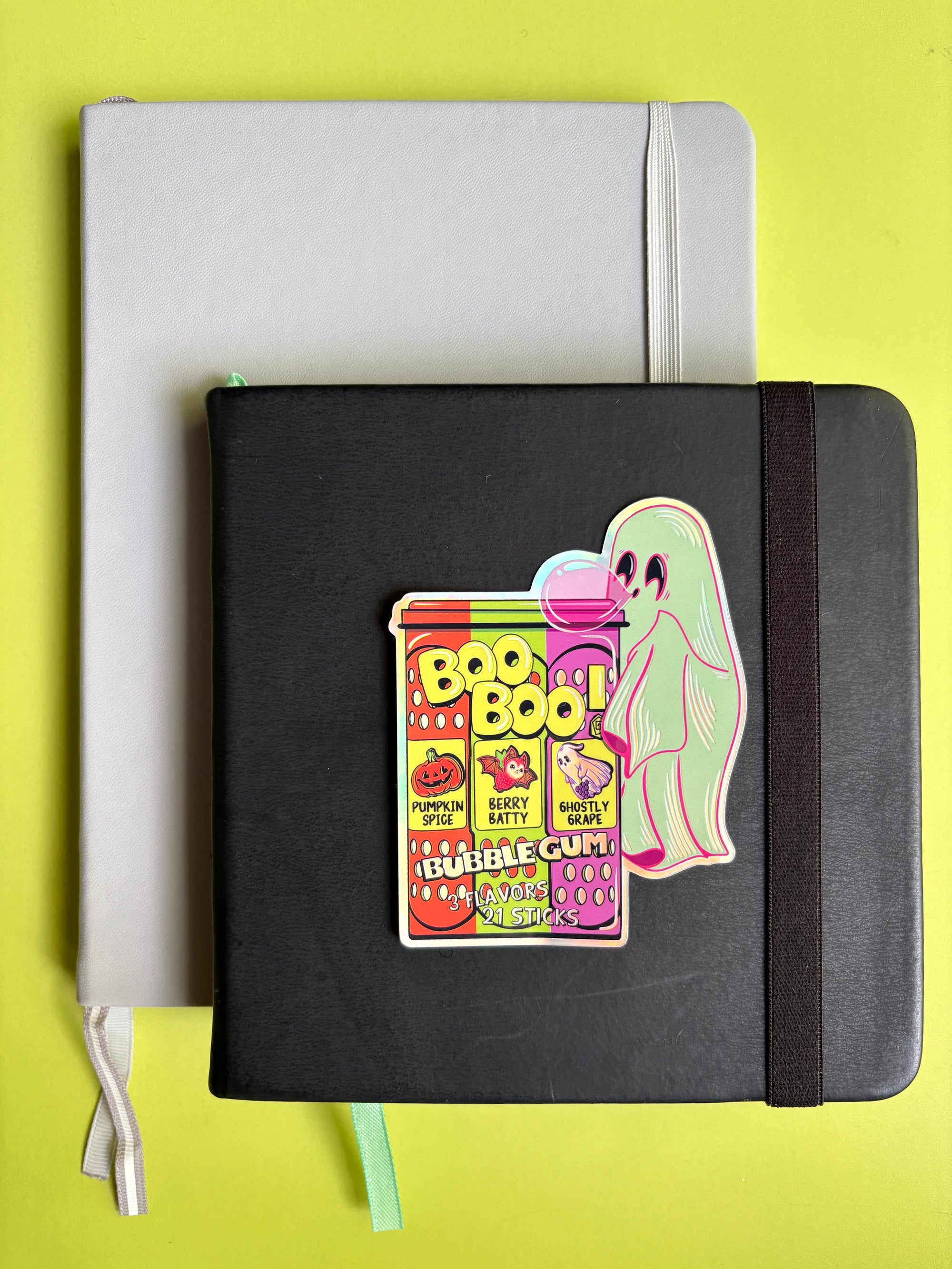 Boo Boo! Bubble Gum Sticker