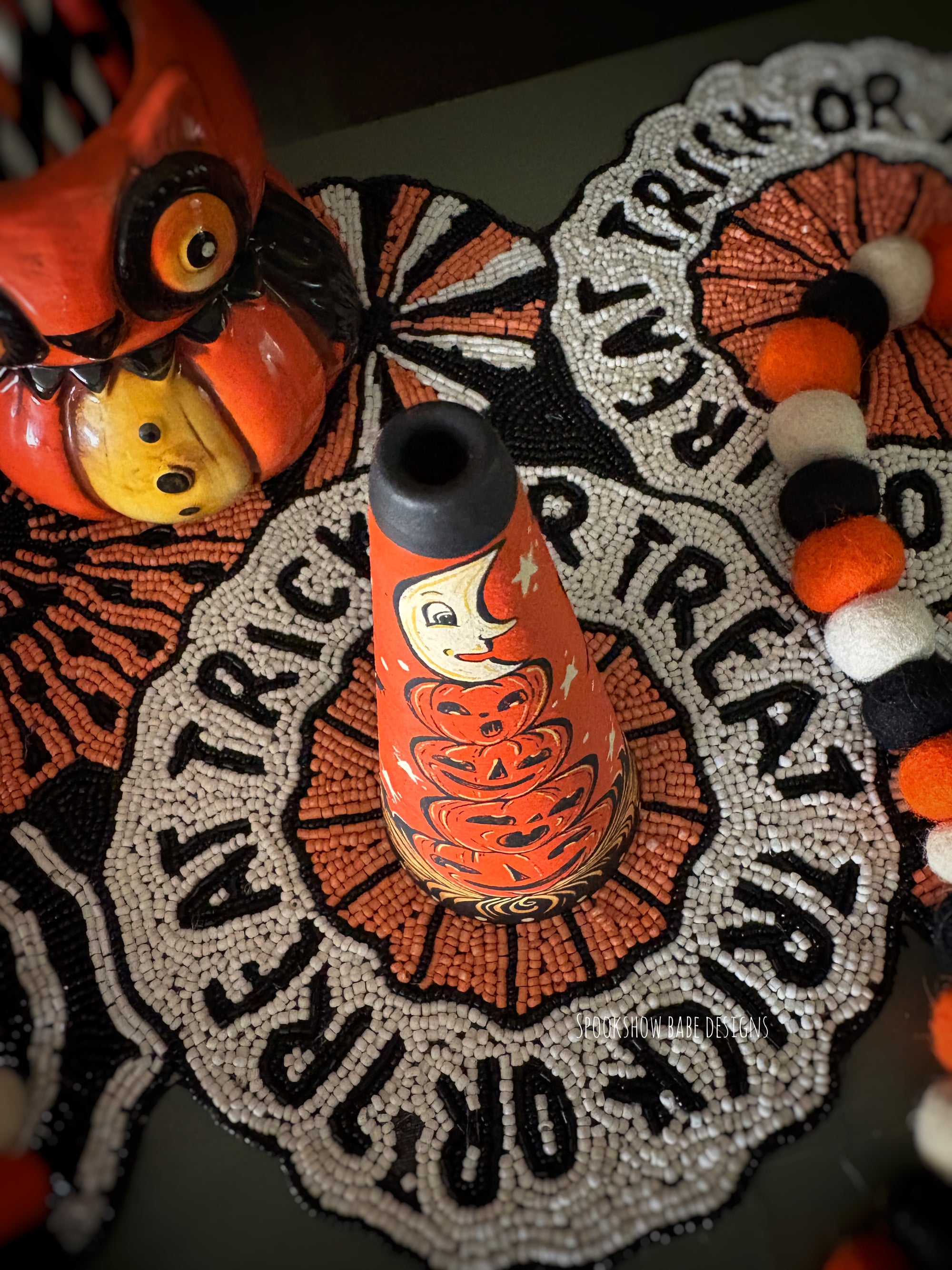 Johanna Parker Vintage Halloween Horn
