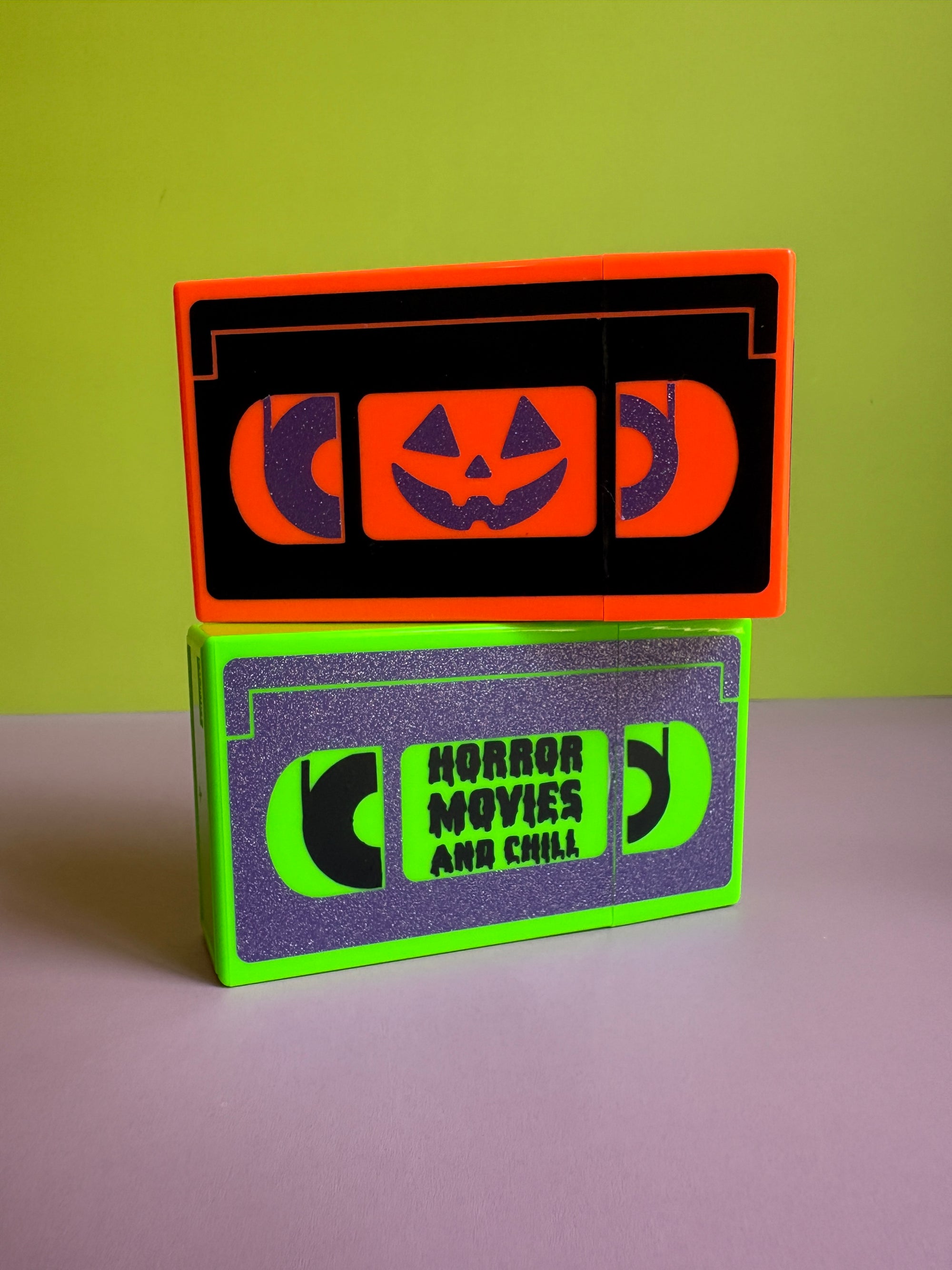Retro Horror VHS Flip Top Case