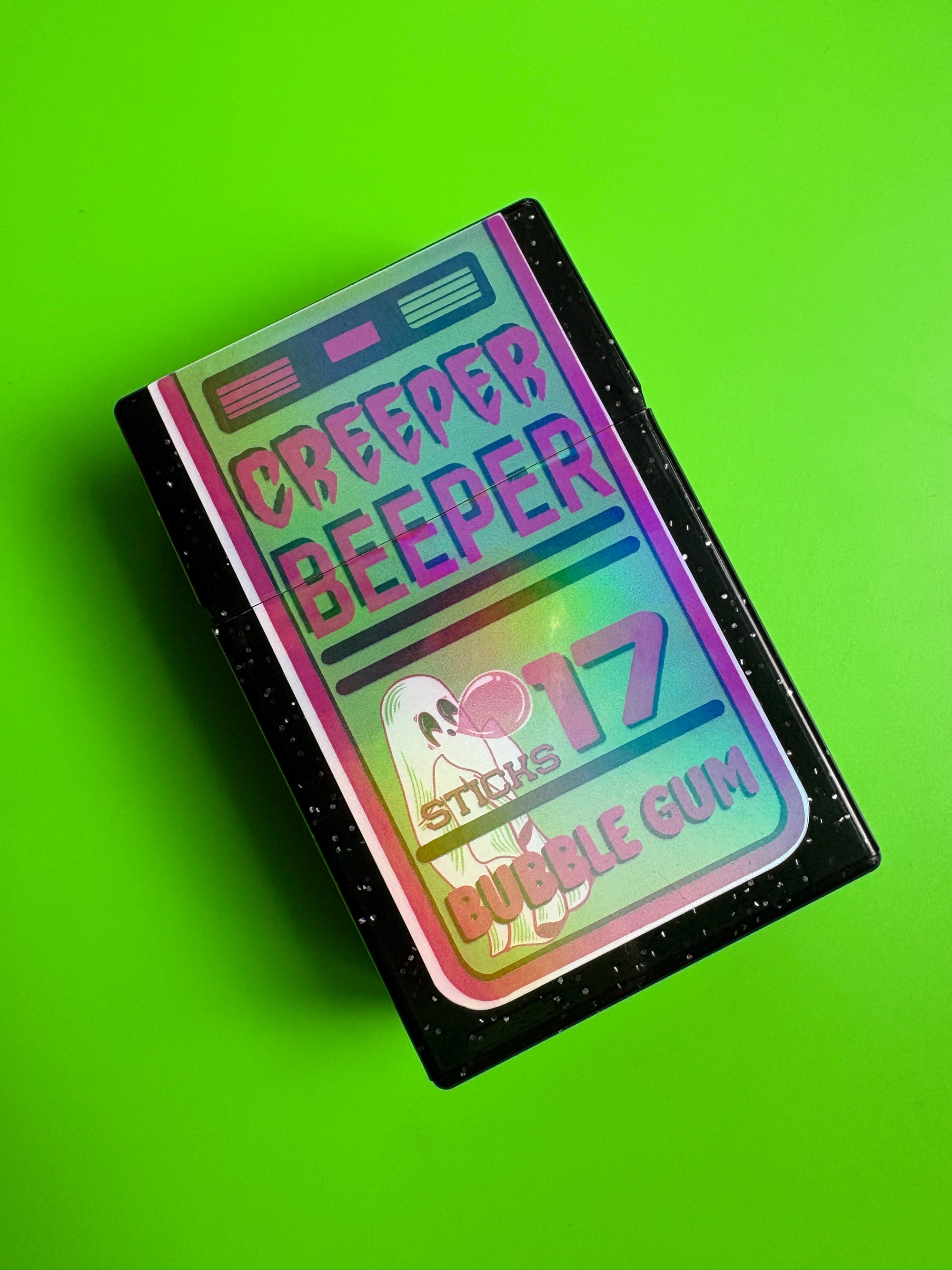 Creeper Beeper Bubble Gum Flip Top Case