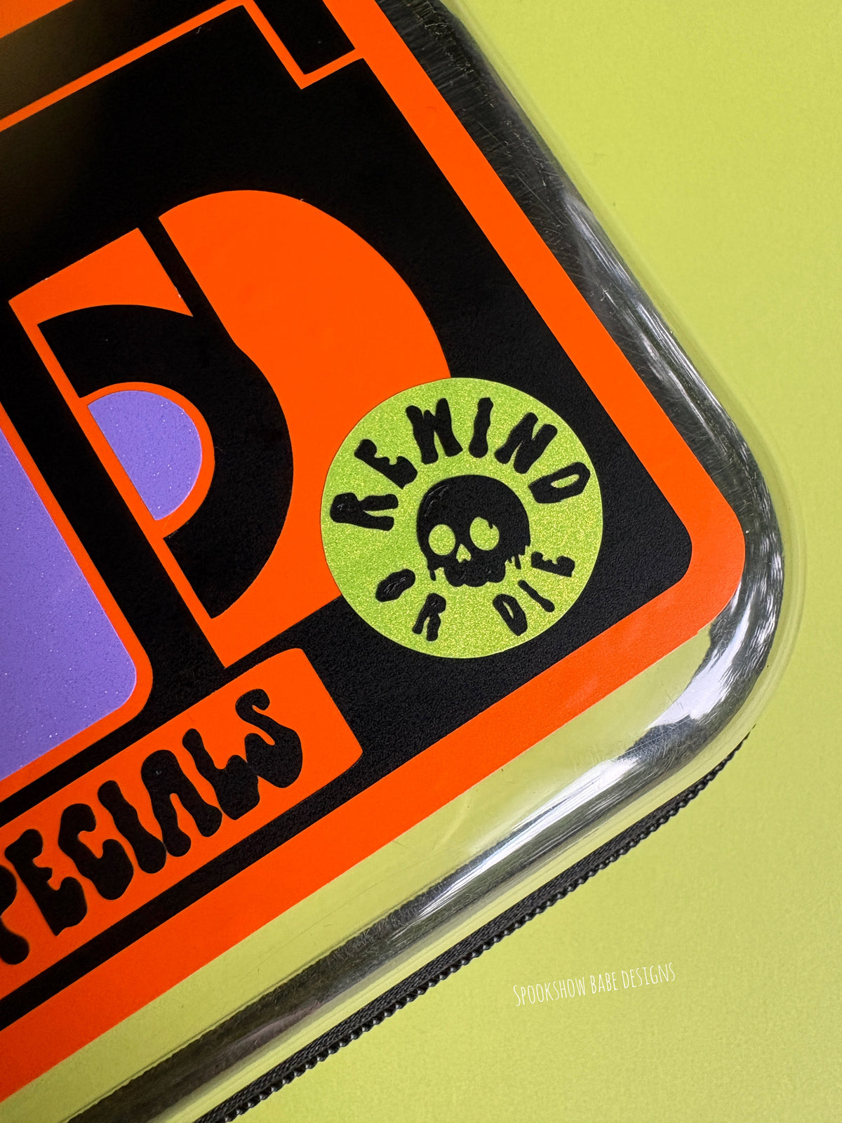Retro Horror VHS Wristlet