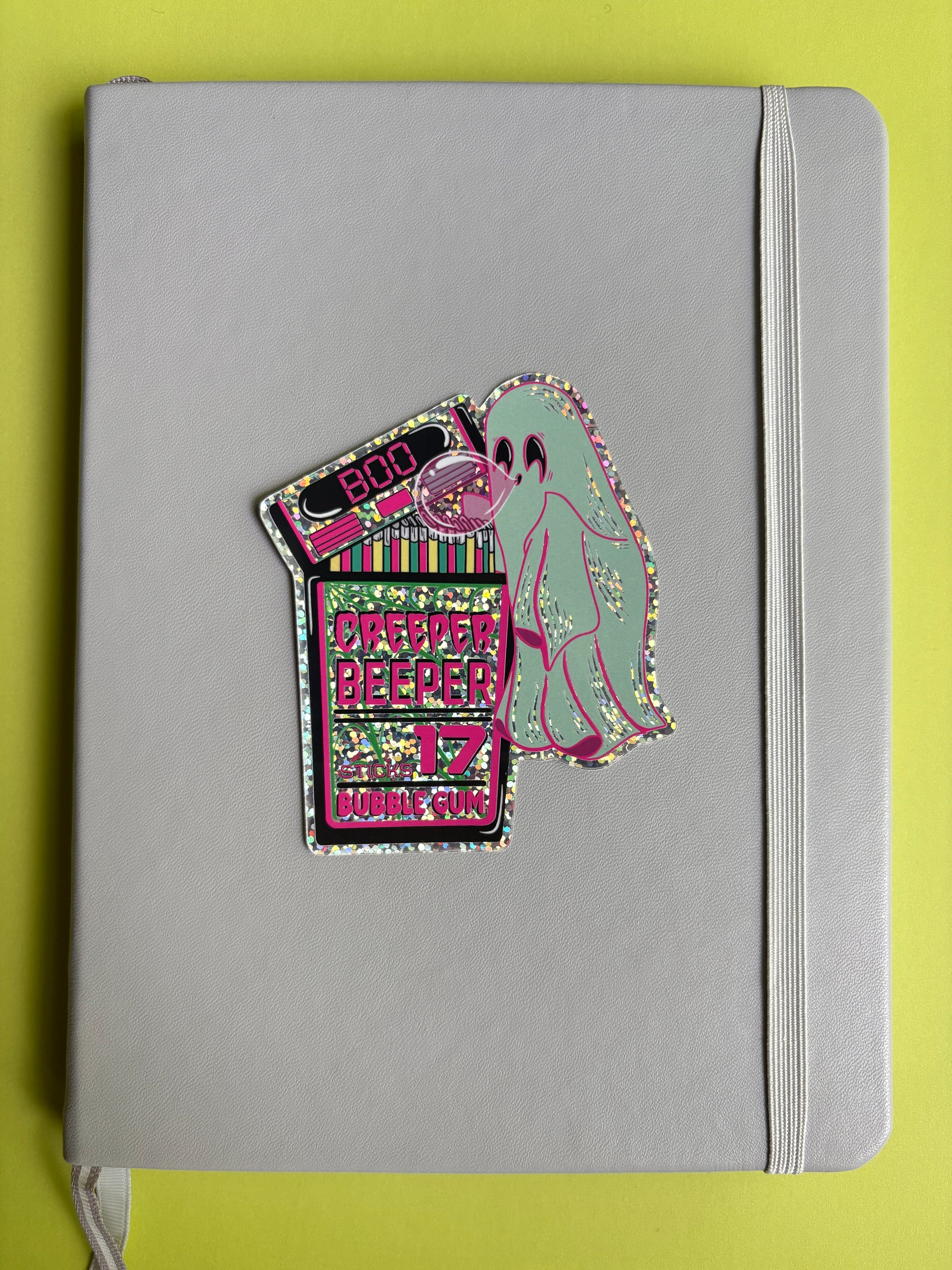 Creeper Beeper Bubble Gum Sticker