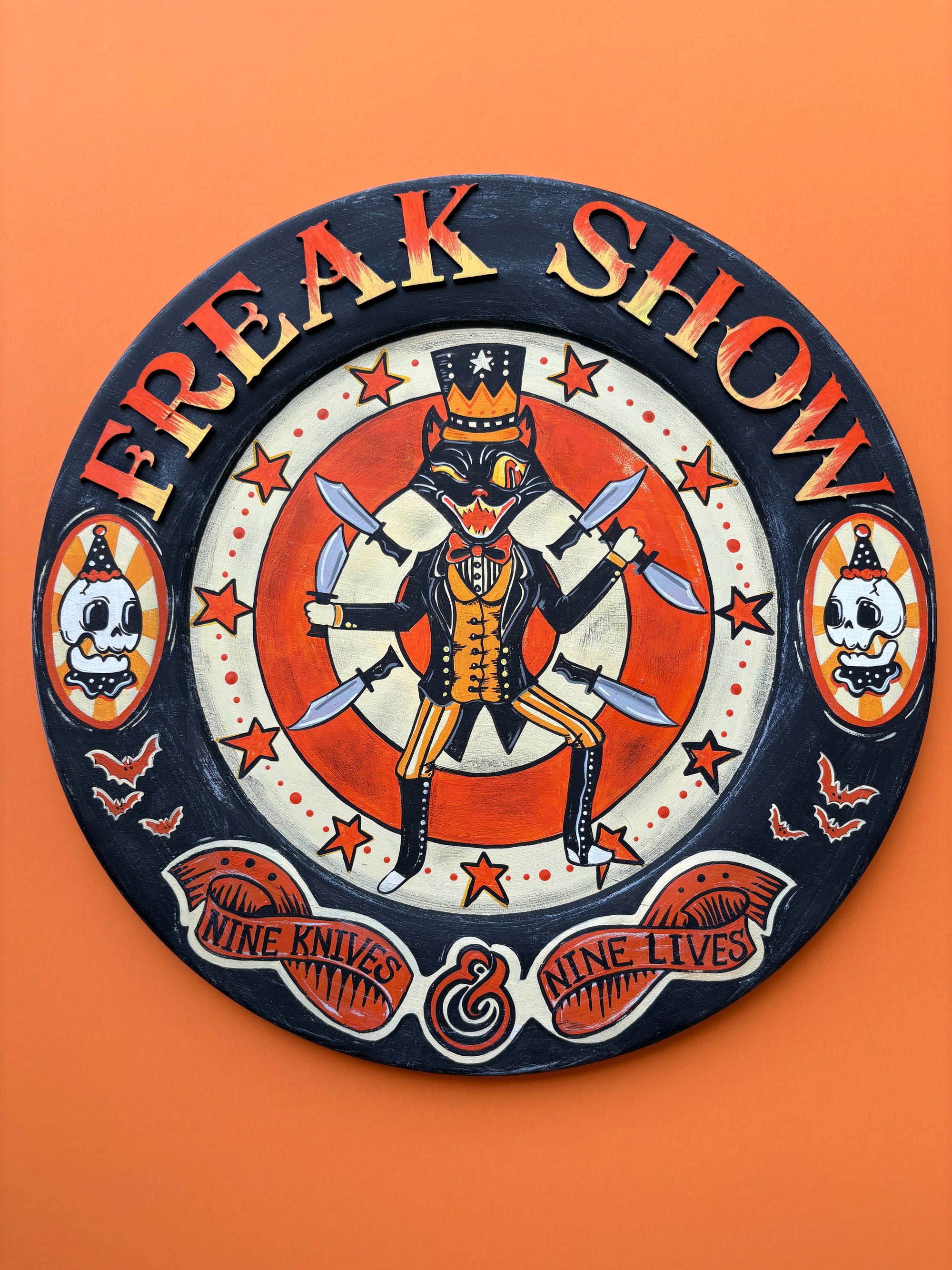 Freak Show Decorative Plate