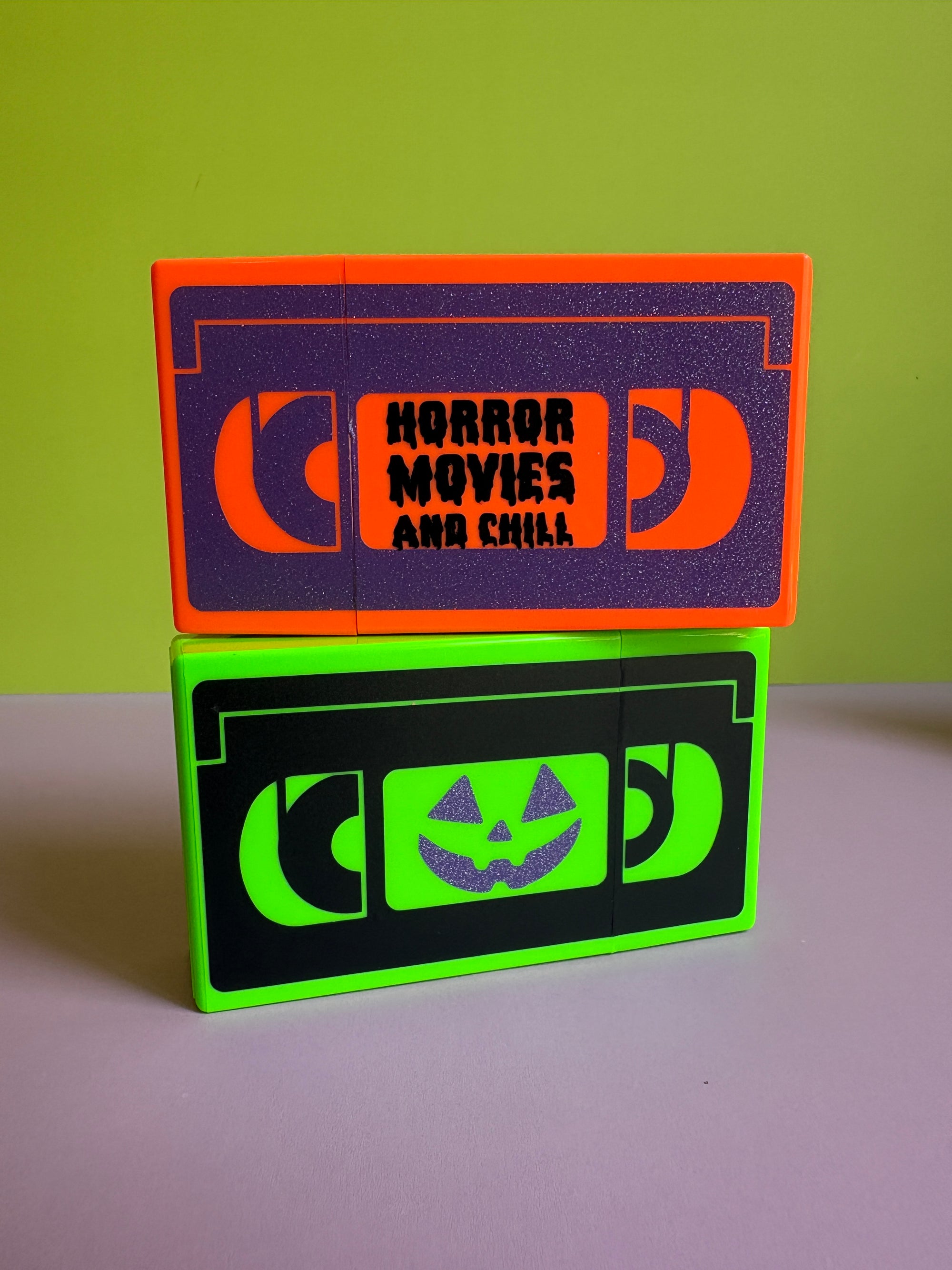 Retro Horror VHS Flip Top Case