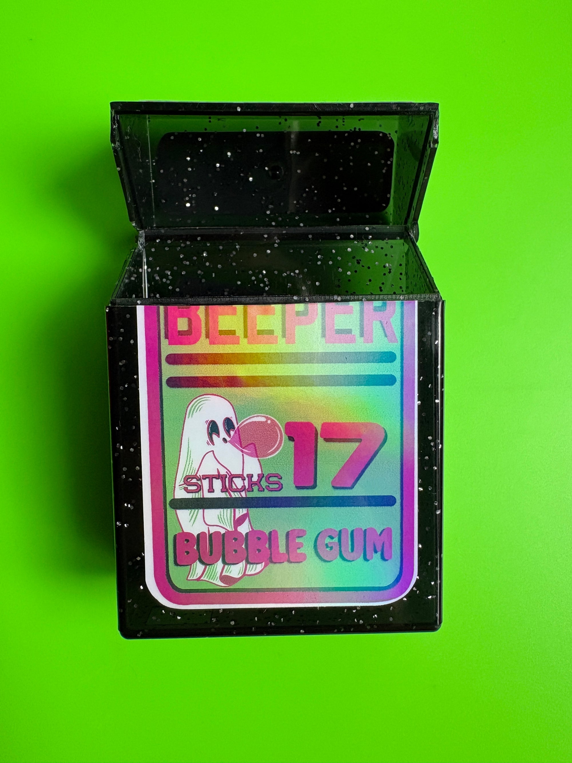 Creeper Beeper Bubble Gum Flip Top Case