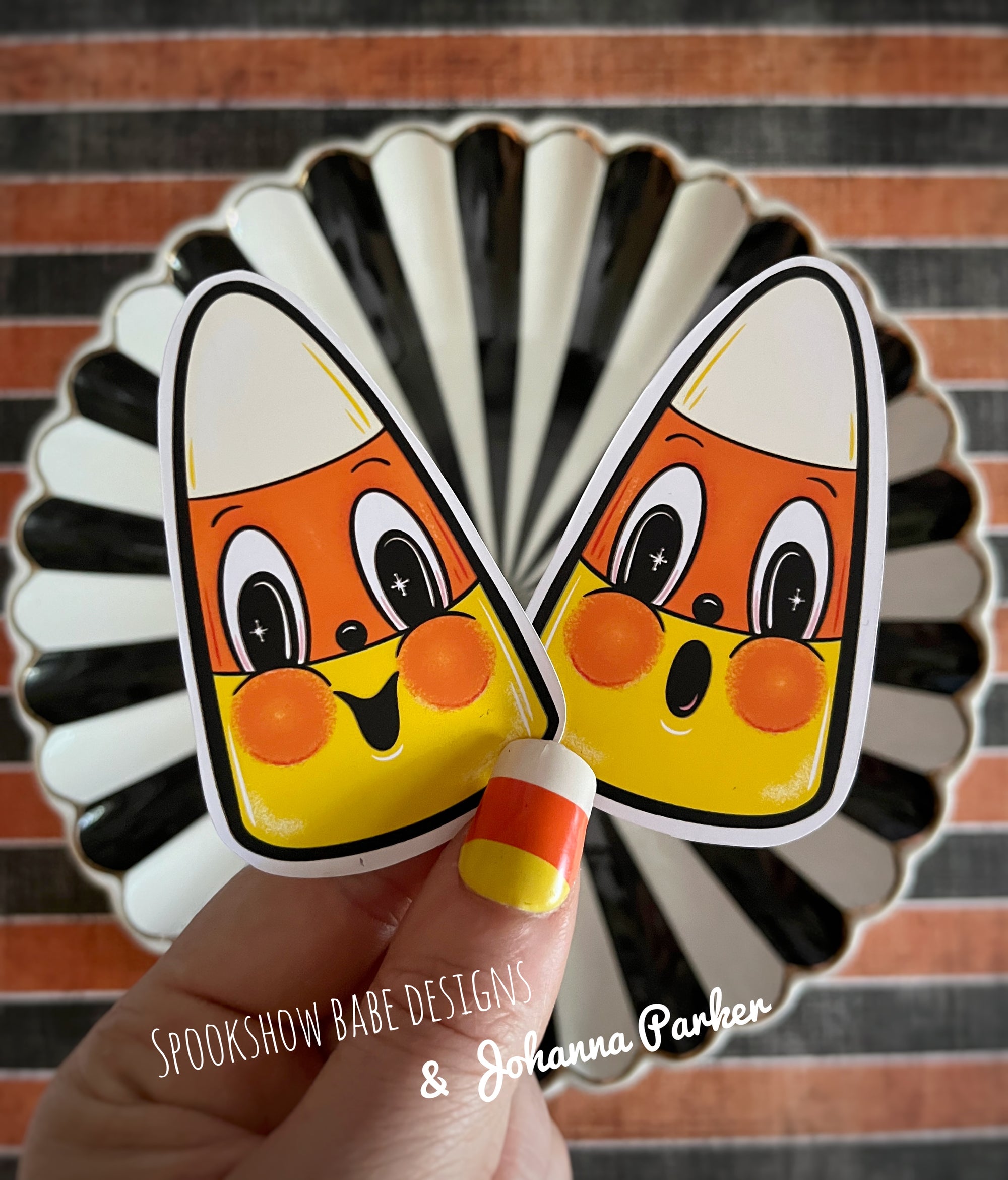 Johanna Parker Candy Corn Sticker Set