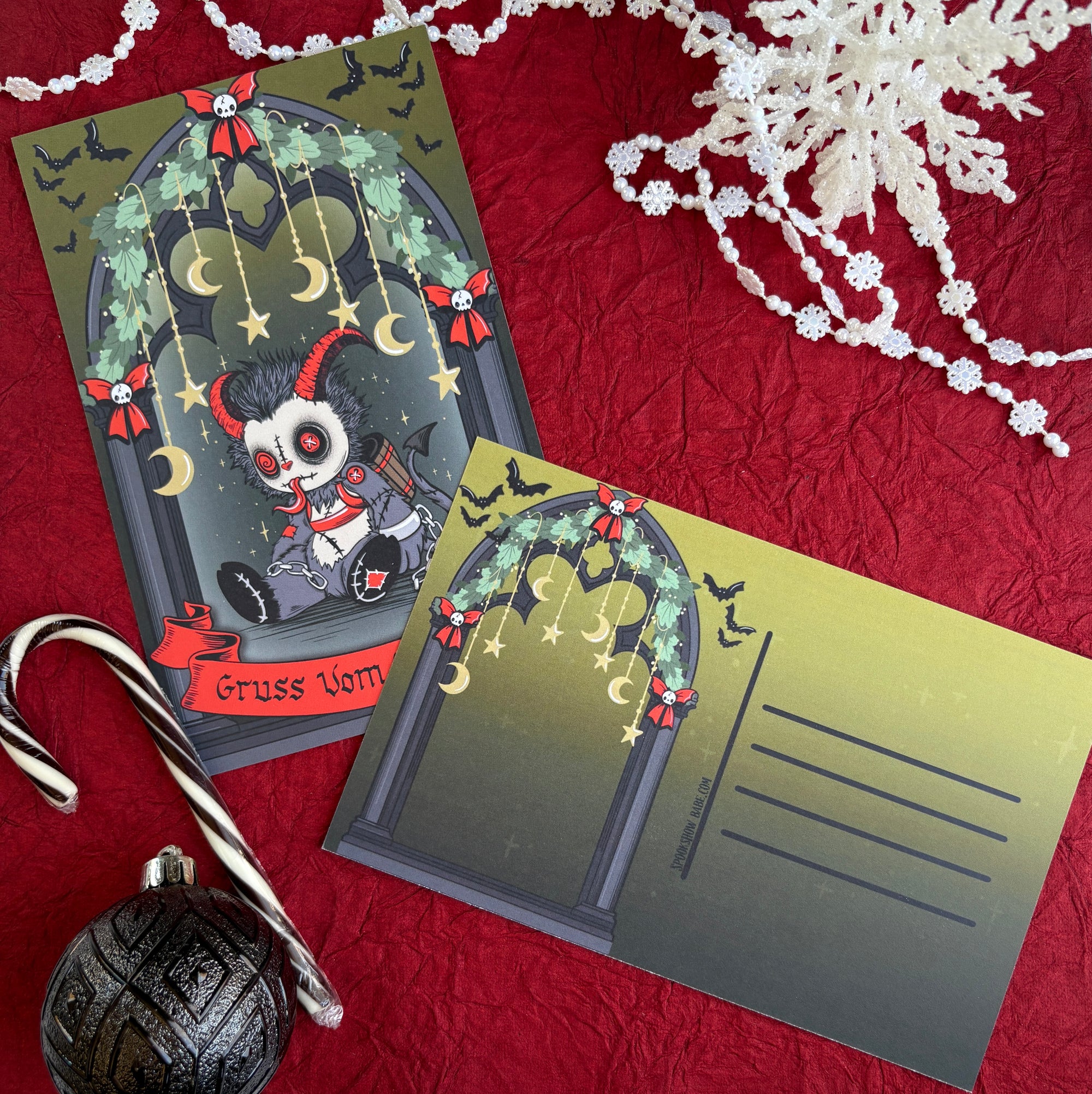 Gruss Vom Krampus Single Postcard