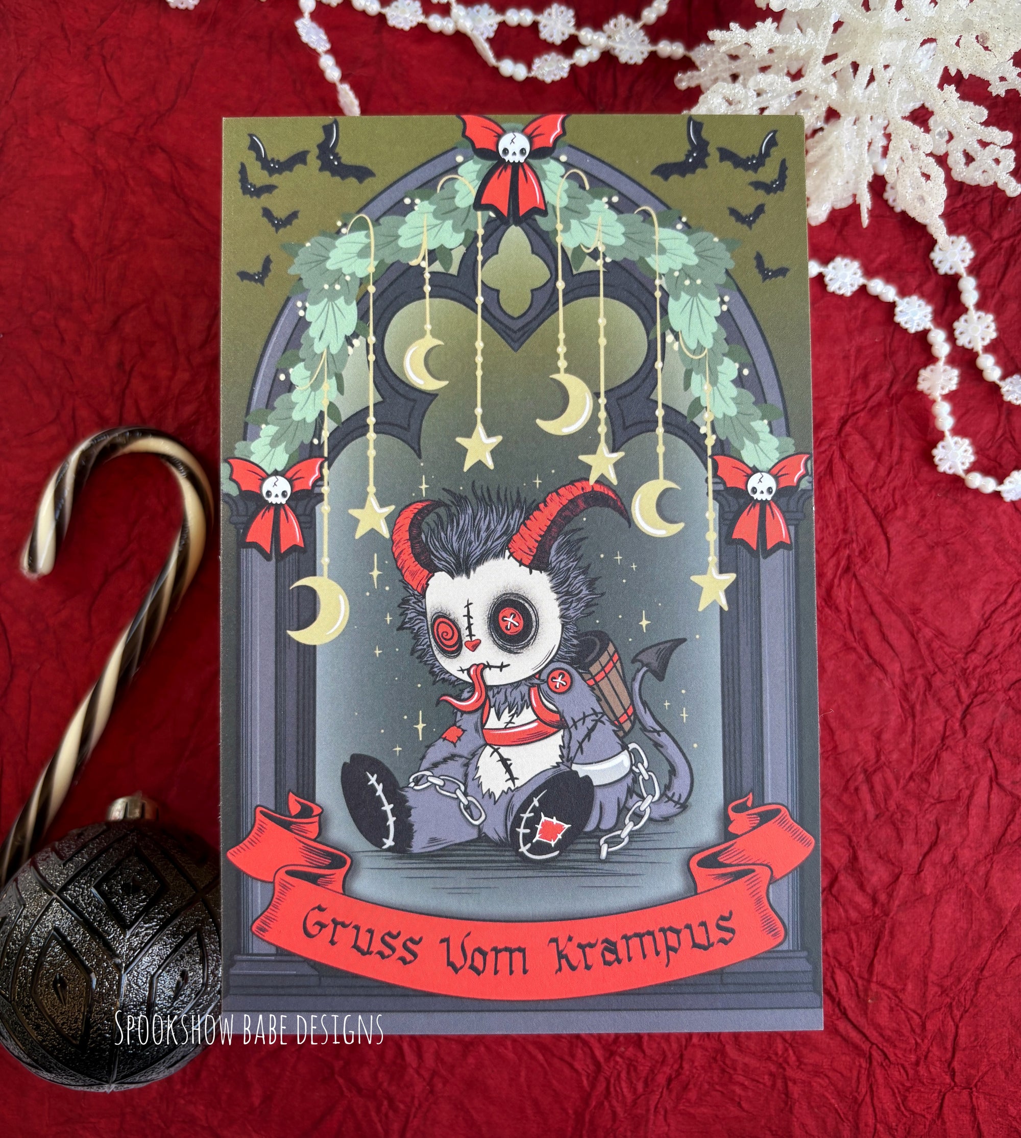 Gruss Vom Krampus Single Postcard