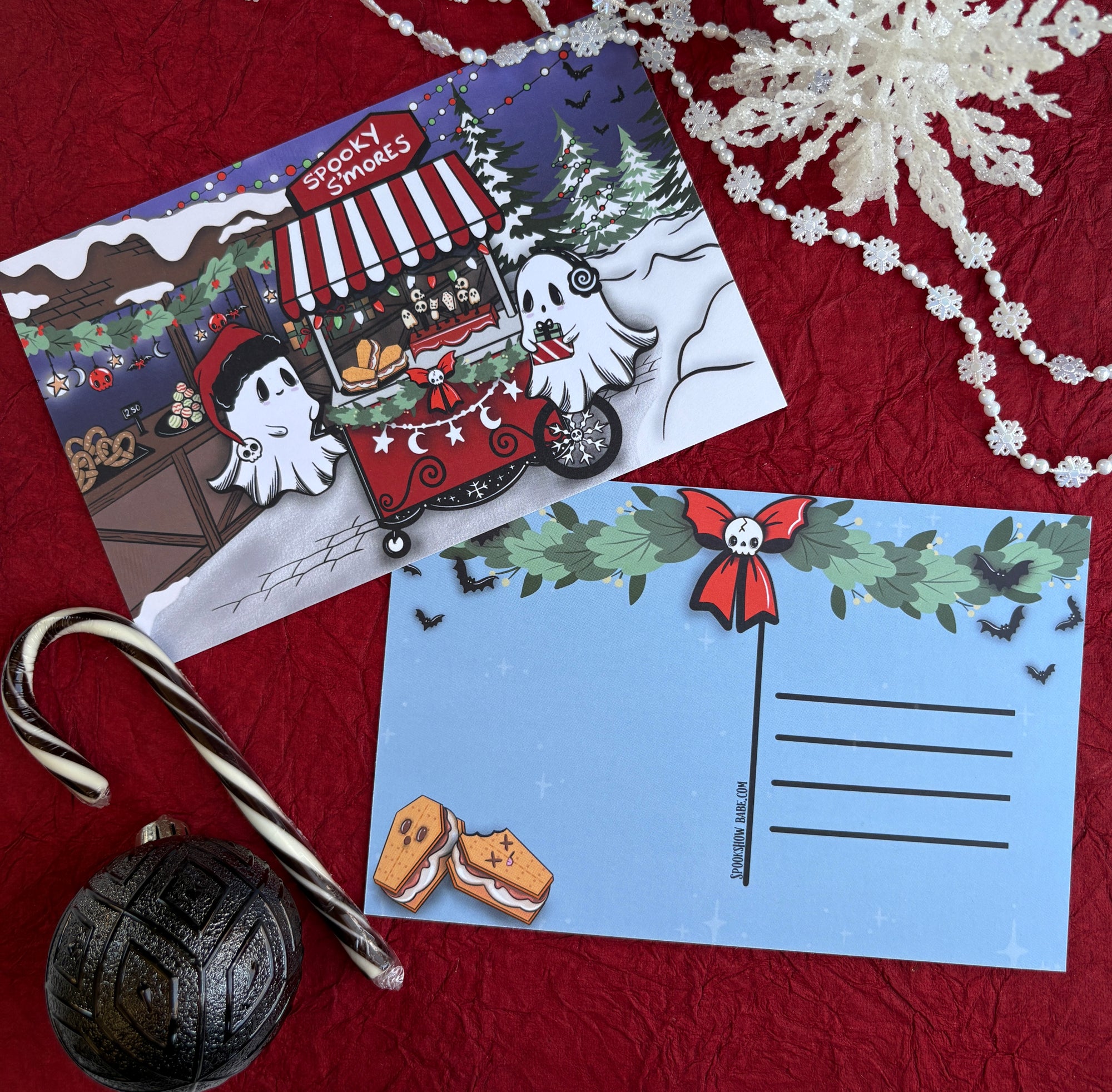 Spooky S'mores Single Postcard