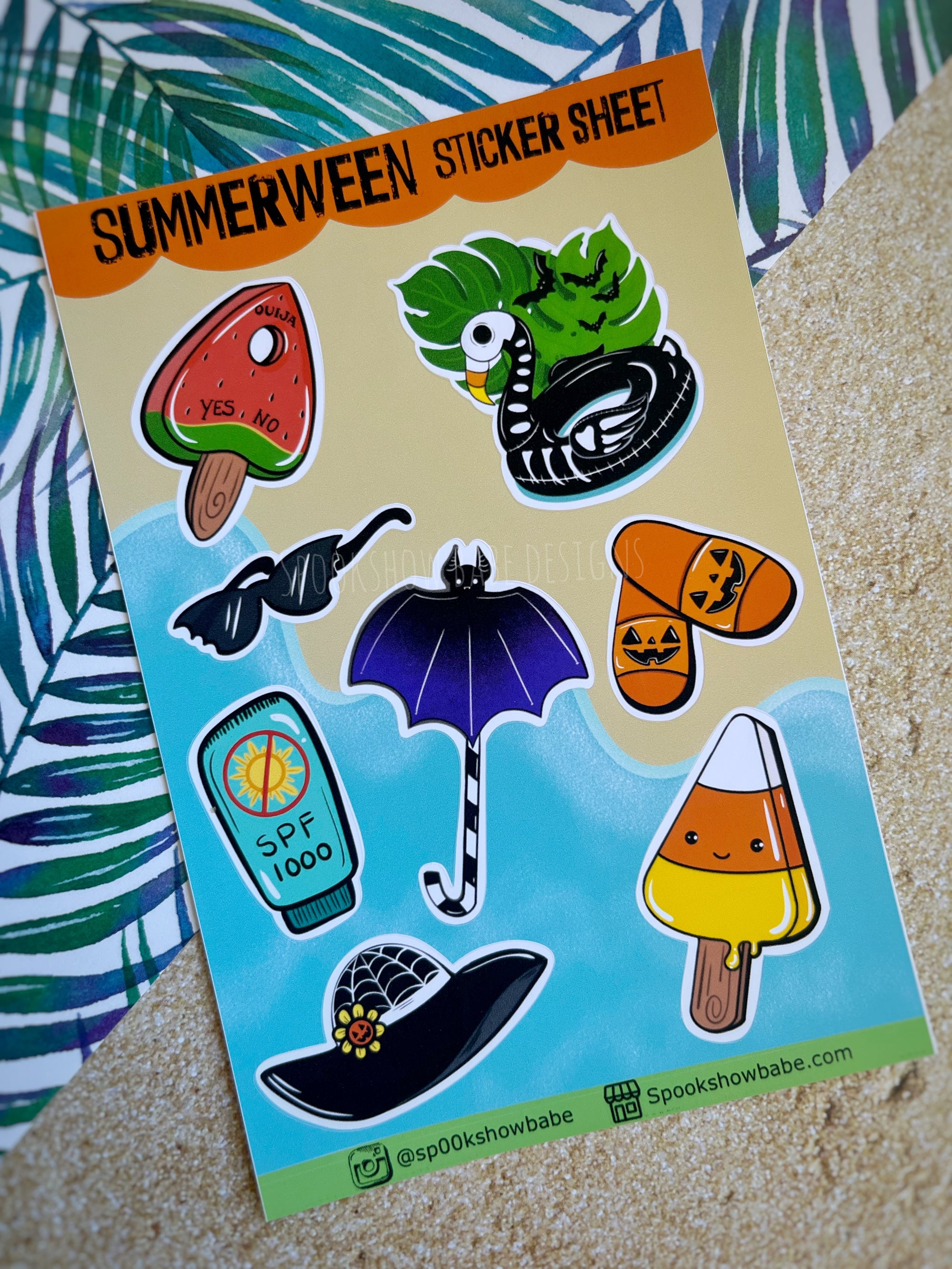 Summerween Sticker Sheet