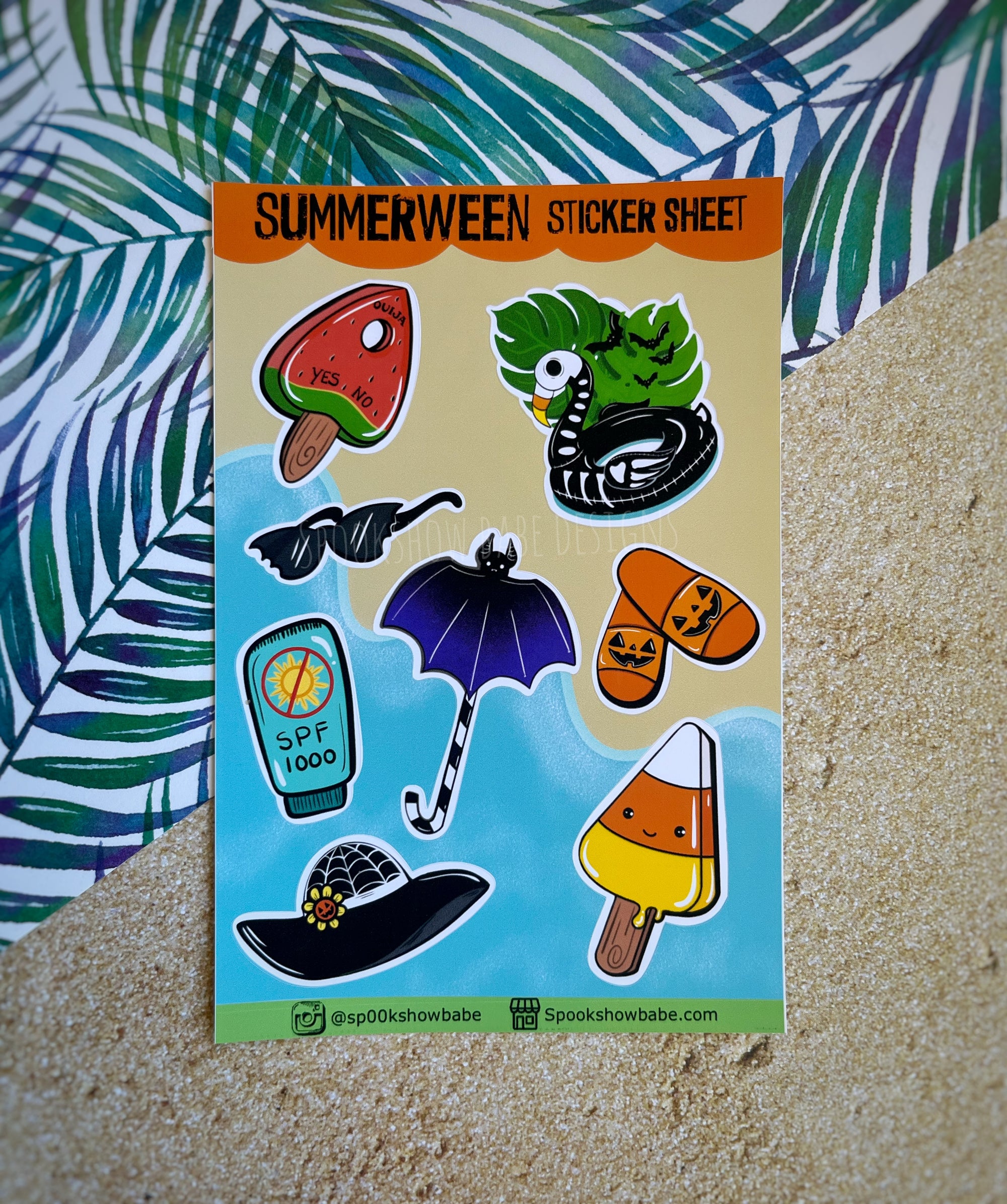 Summerween Sticker Sheet
