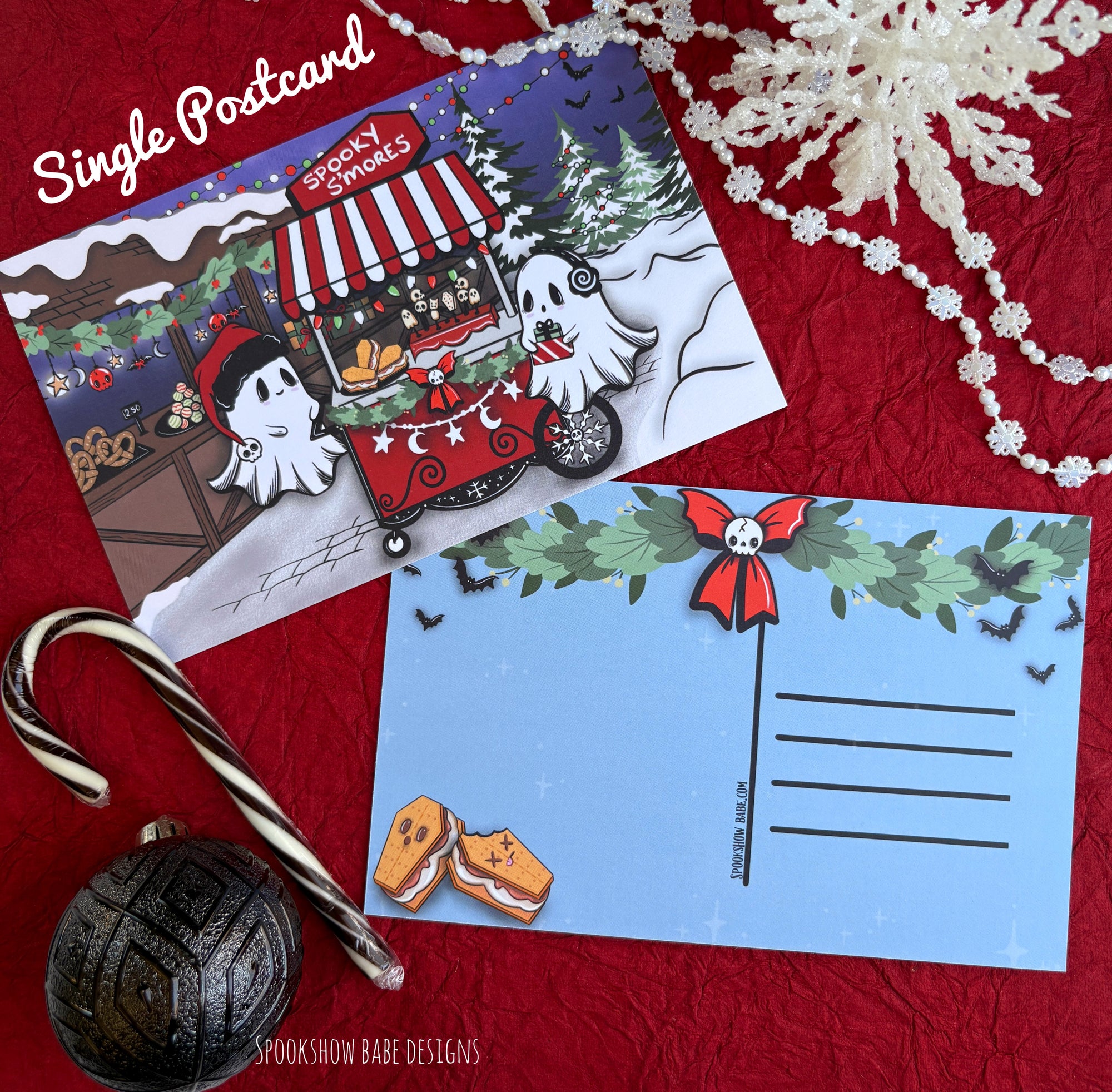 Spooky S'mores Single Postcard