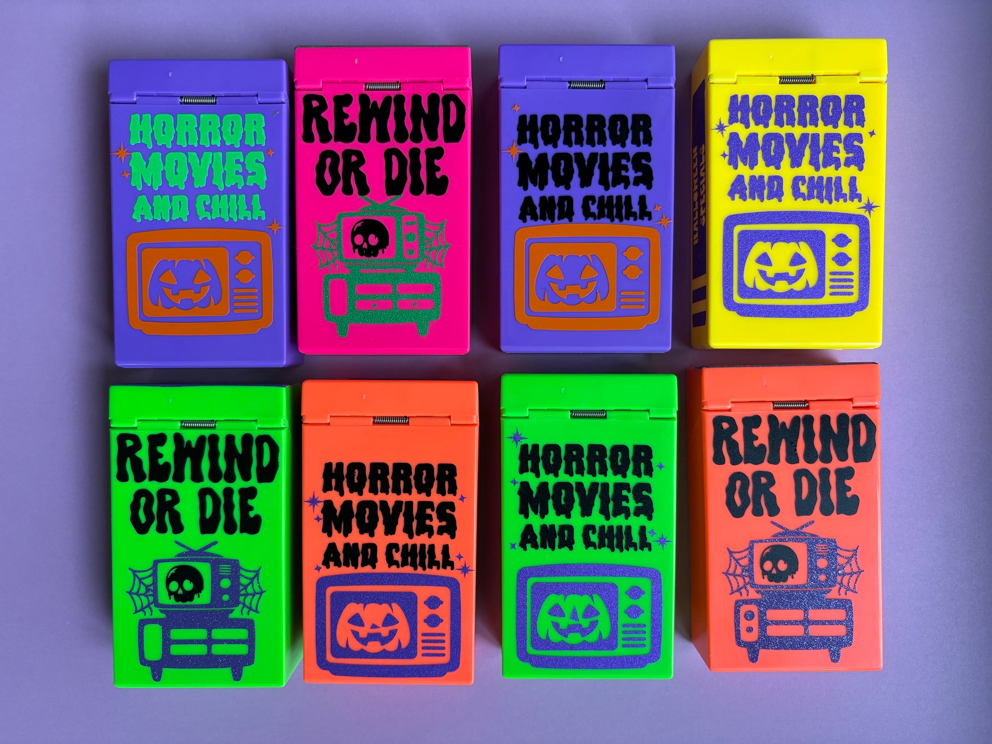 Retro Horror VHS Flip Top Case