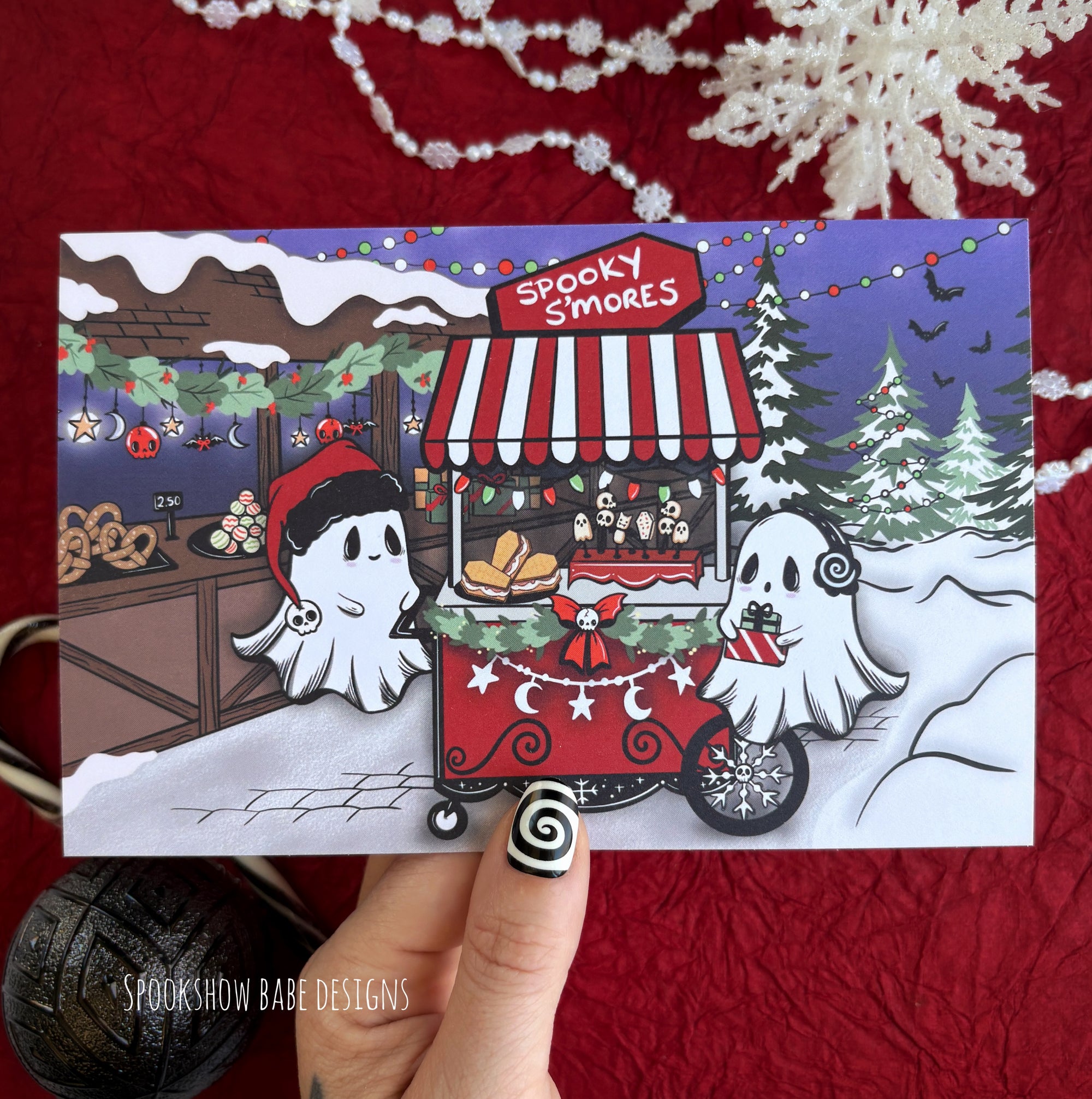 Spooky S'mores Single Postcard