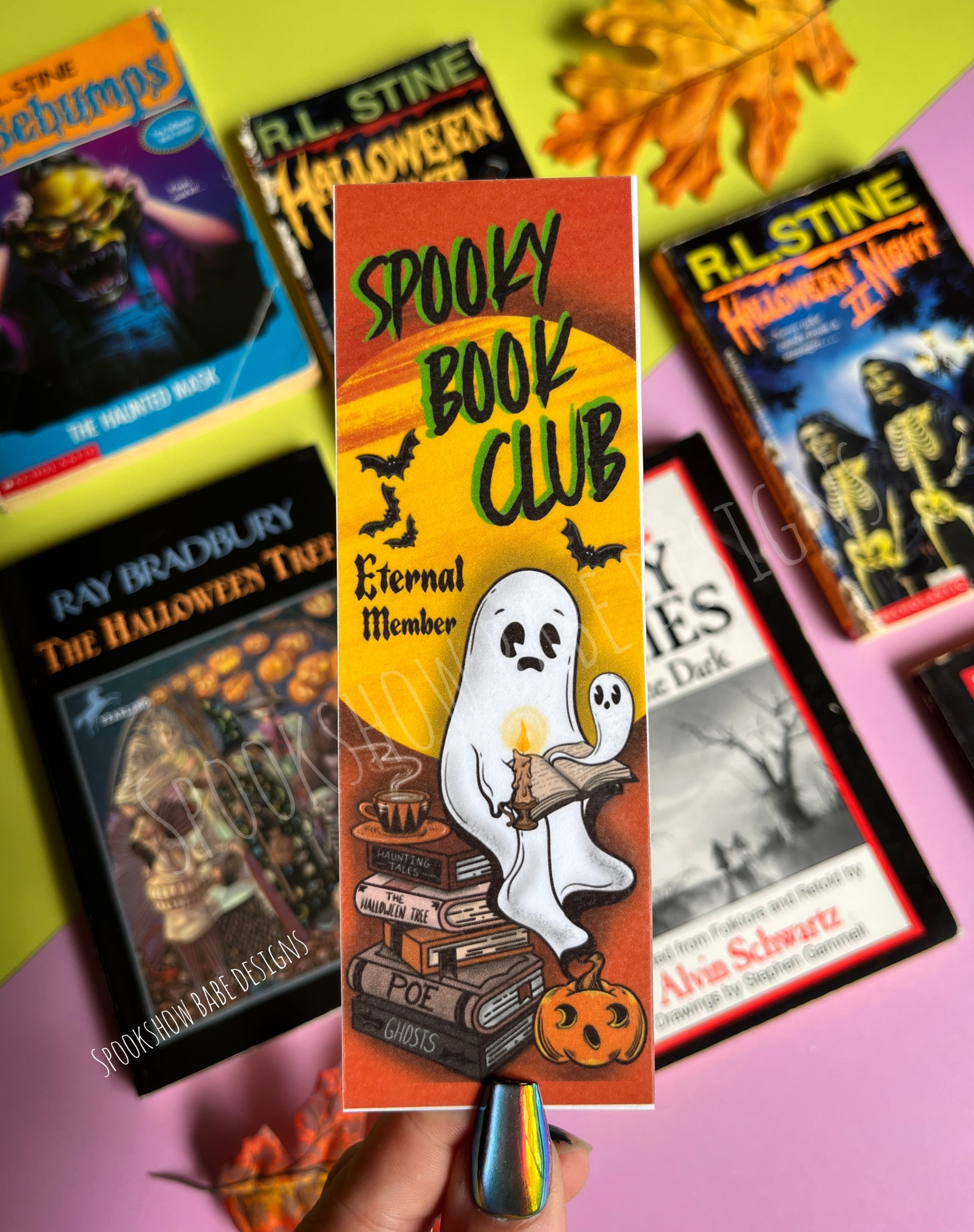 Spooky Book Club Bookmark