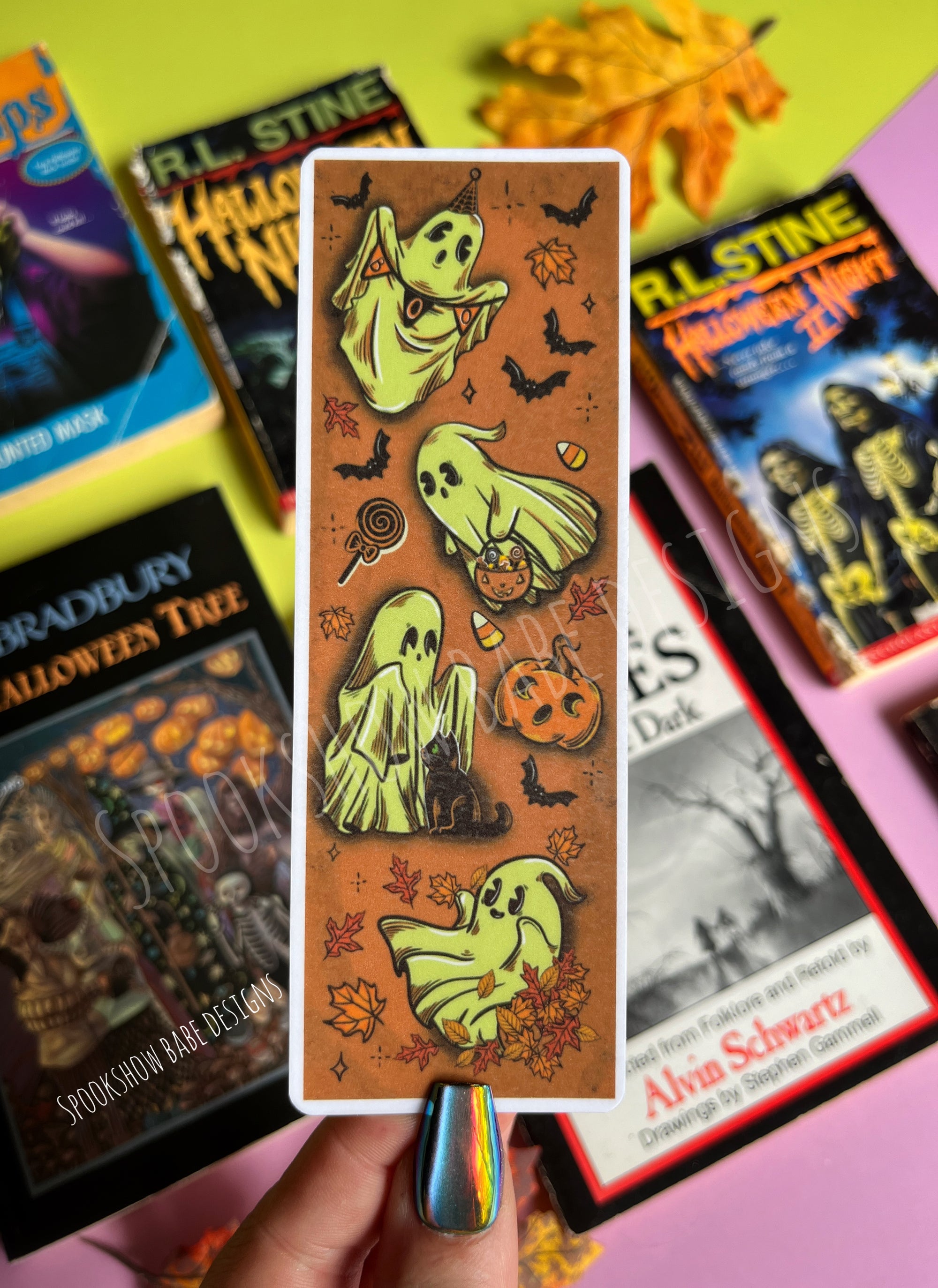 Halloween Ghosts Bookmark
