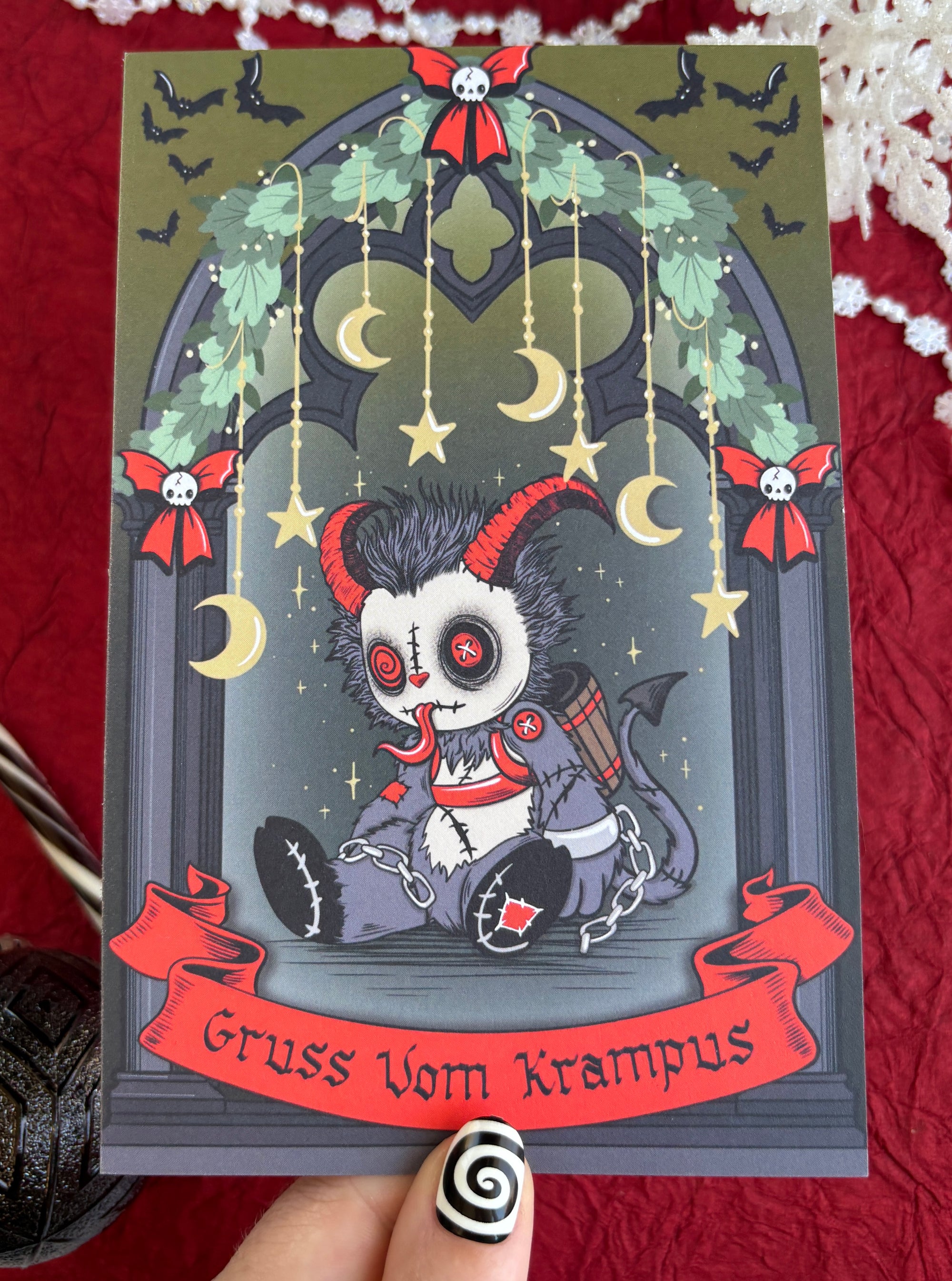 Gruss Vom Krampus Single Postcard