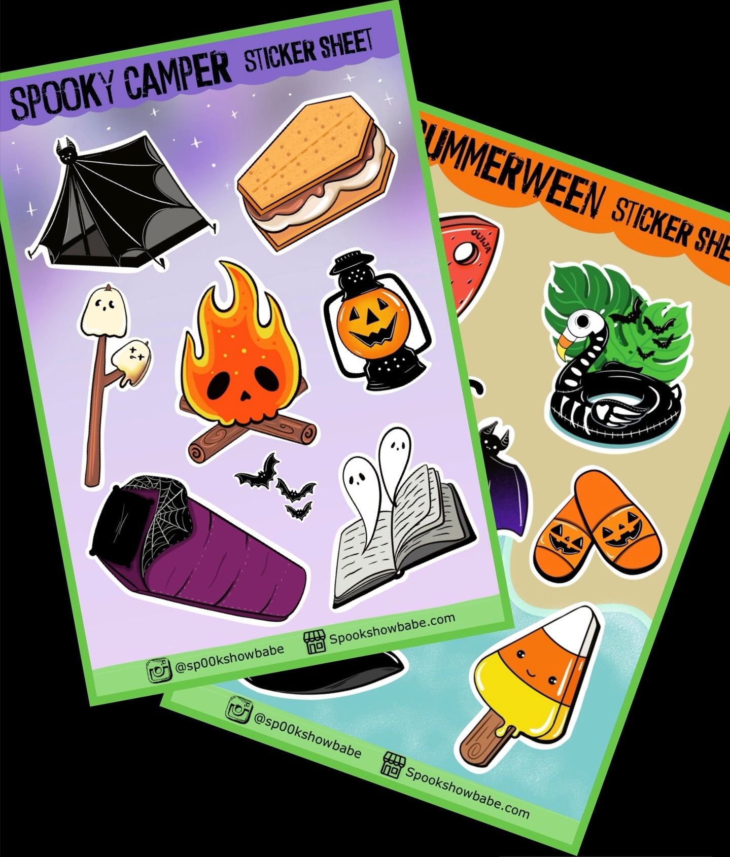 Spooky Camper Sticker Sheet
