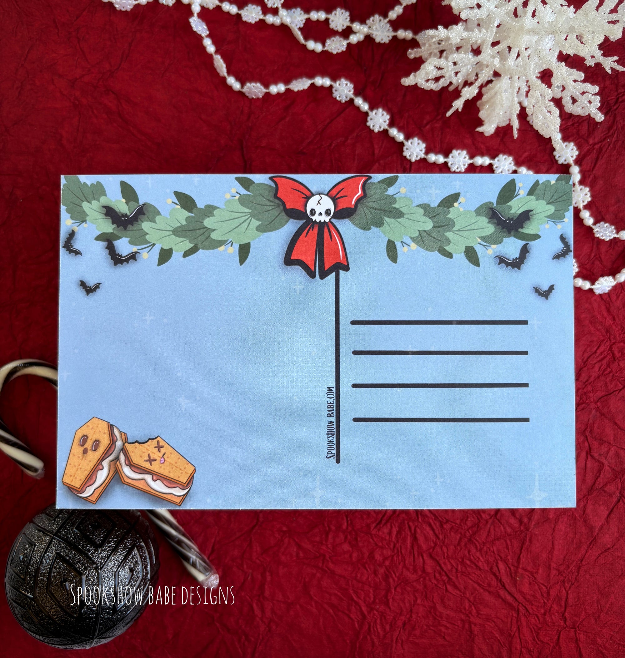 Spooky S'mores Single Postcard