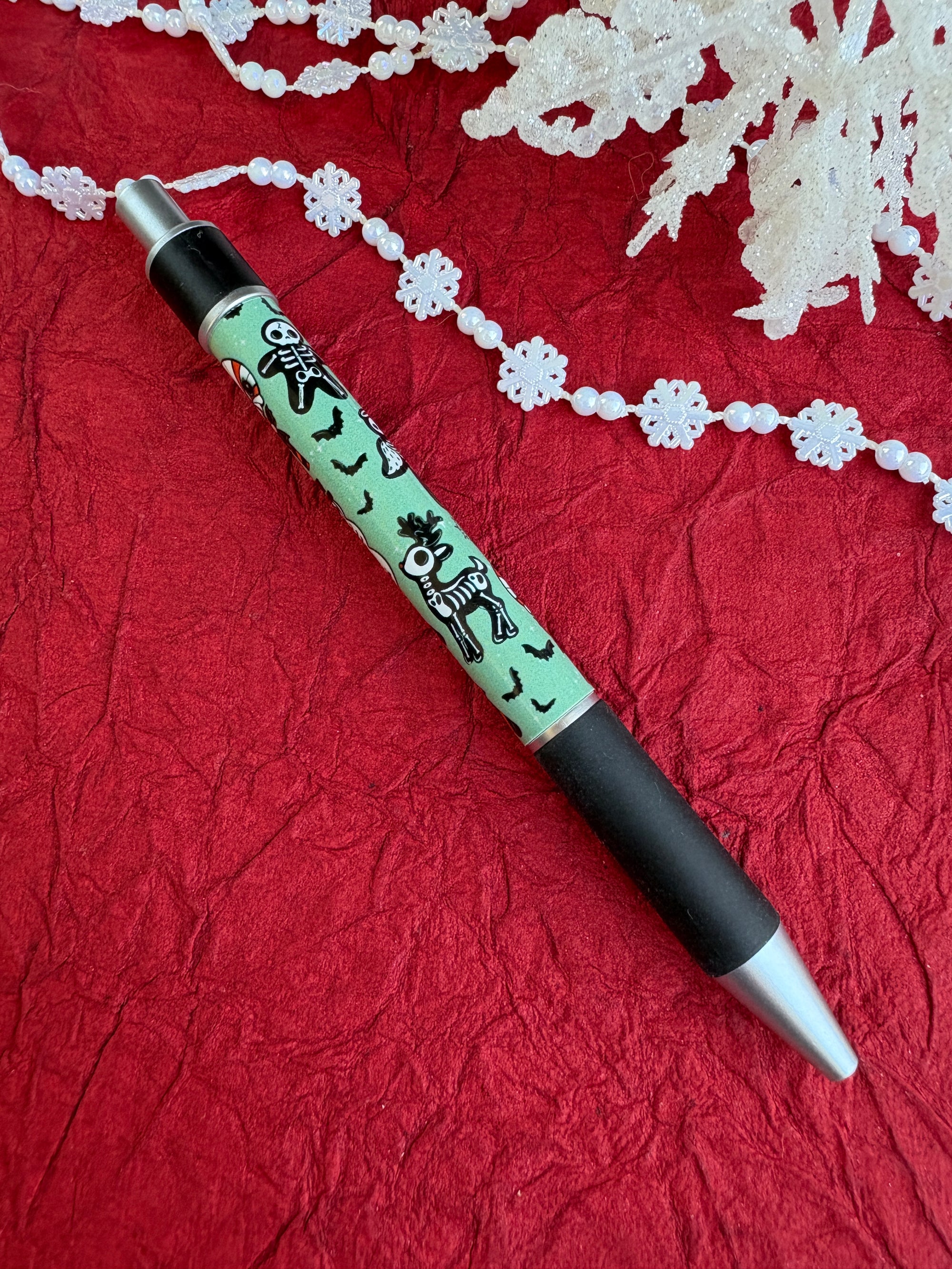 Haunted Holiday 4 Postcard Set & Pen