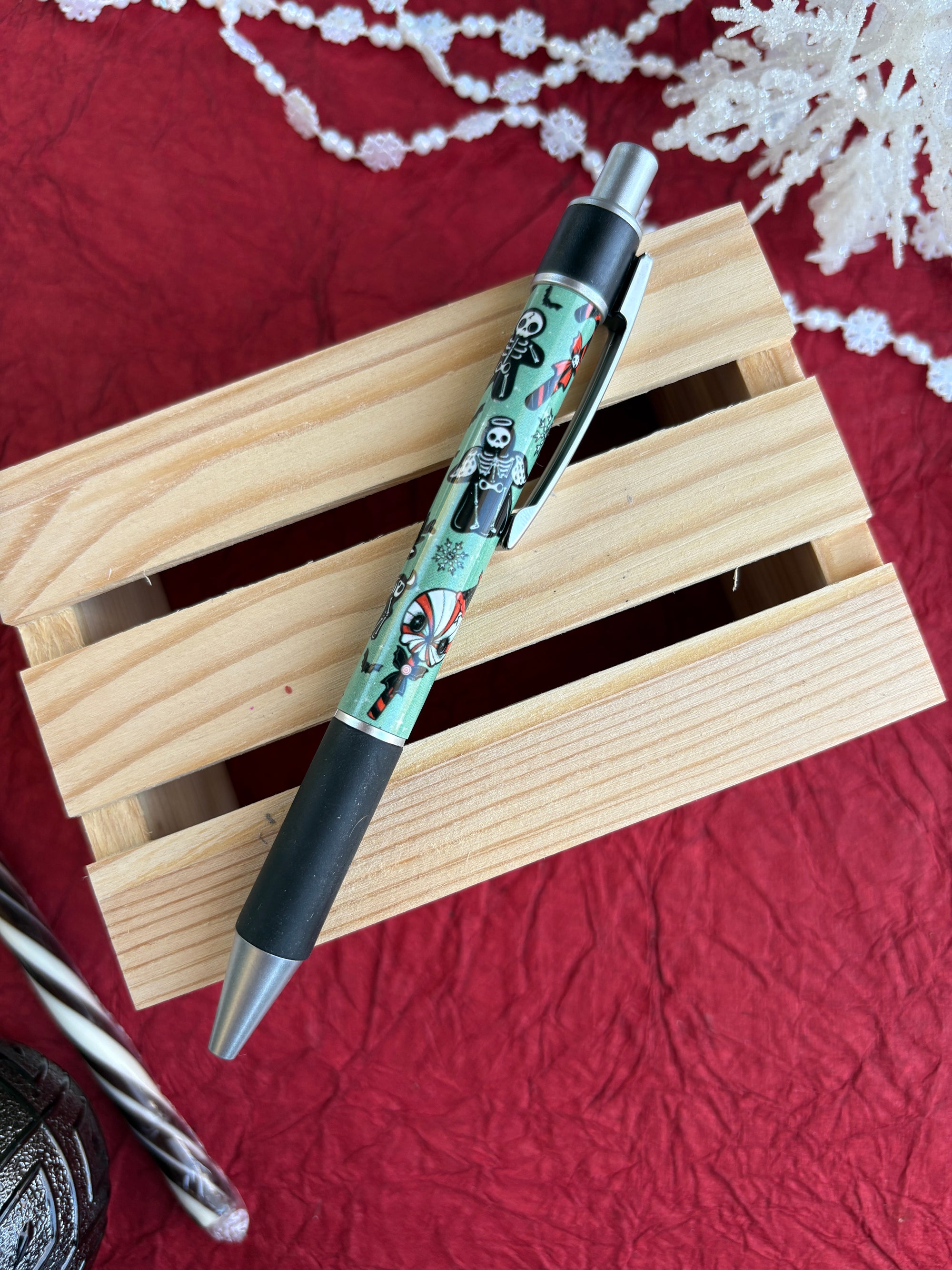 Haunted Holiday 4 Postcard Set & Pen