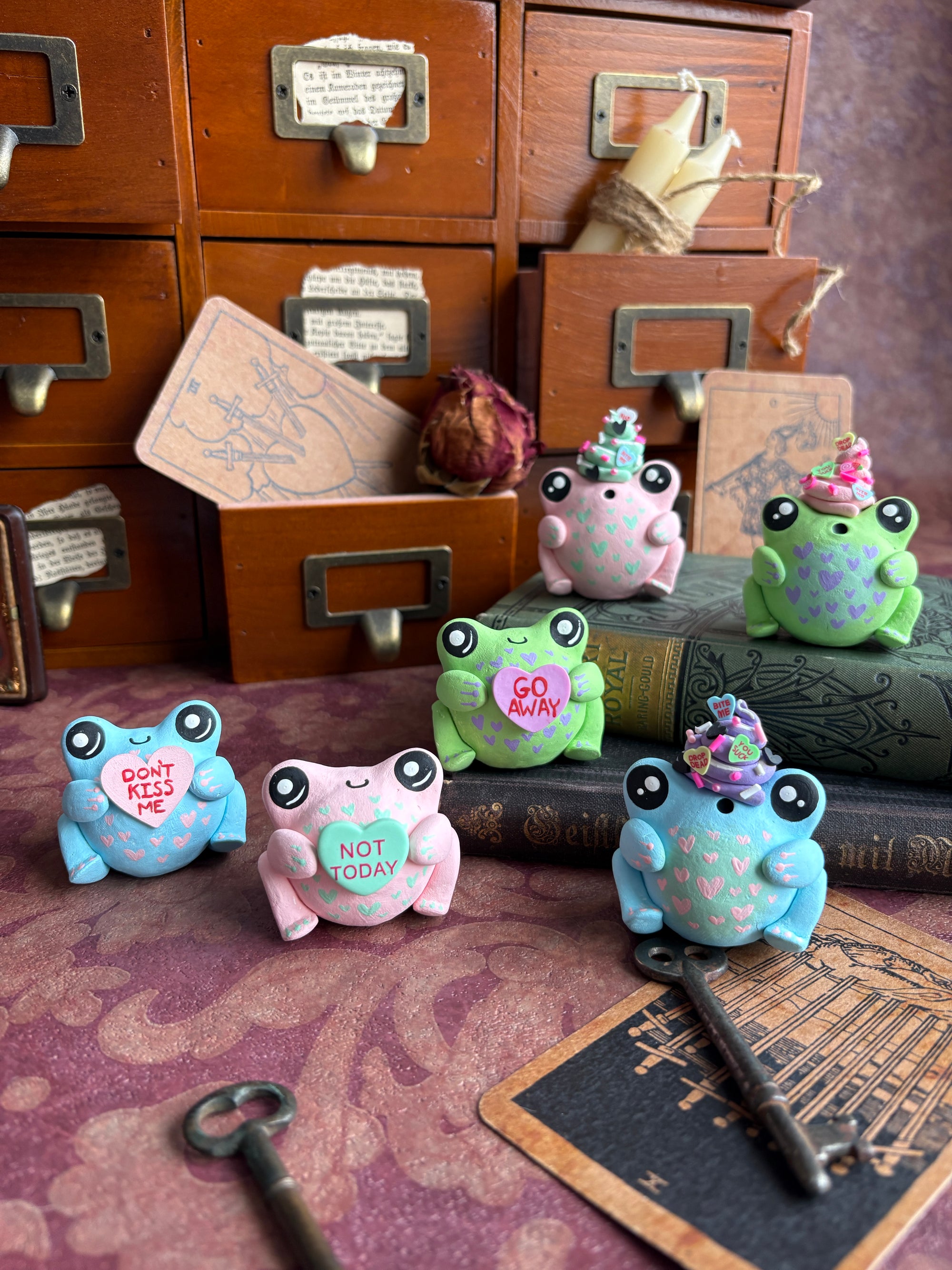 Pink Frosting Frog Companion