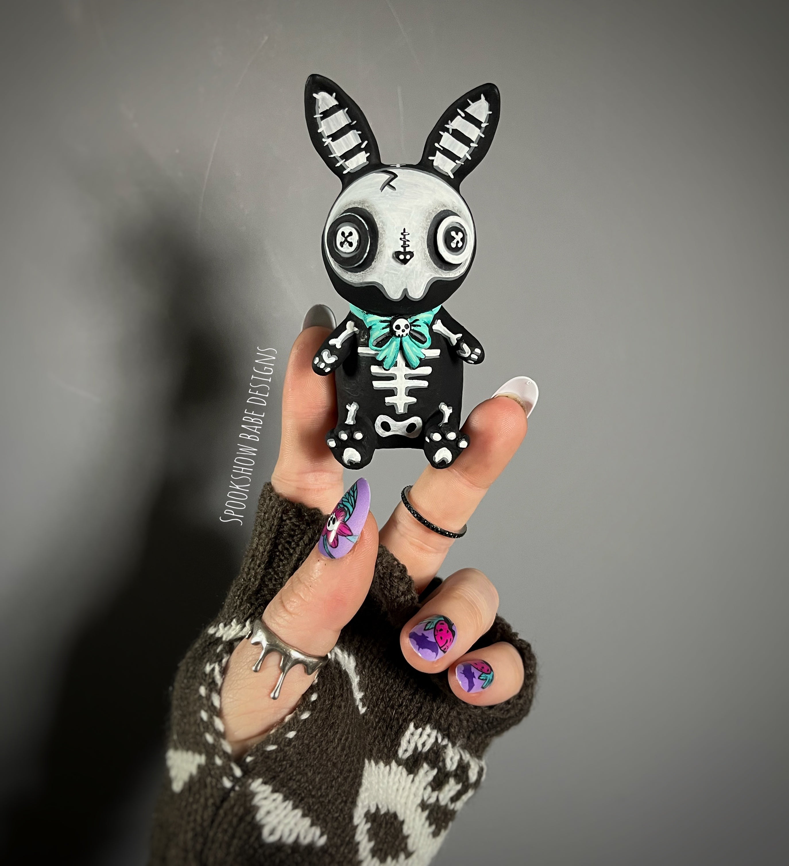 Deadsy Merch Deadsy Bunny Figurine – Spookshow Babe Designs