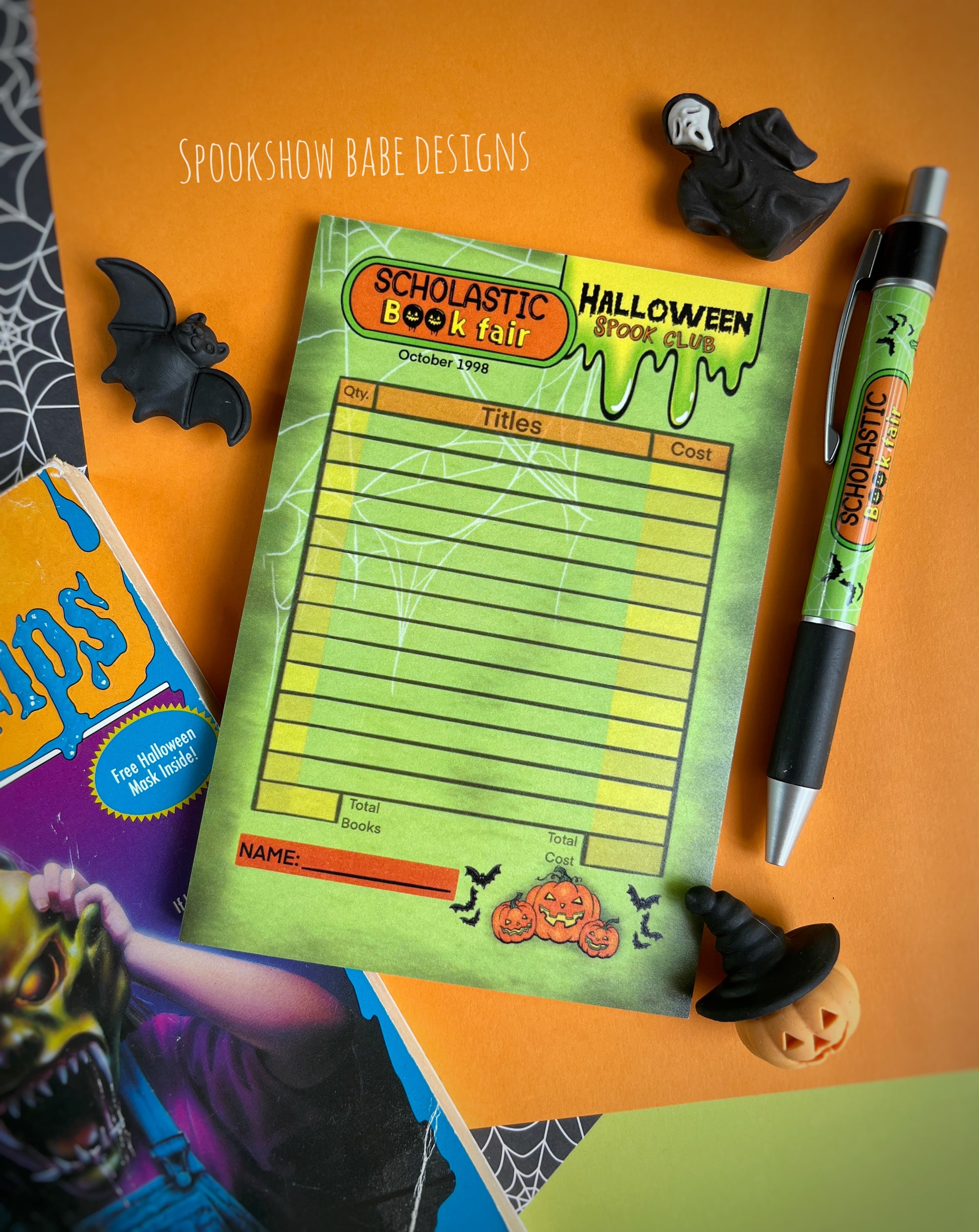 90's Halloween Scholastic Book Fair Bundle