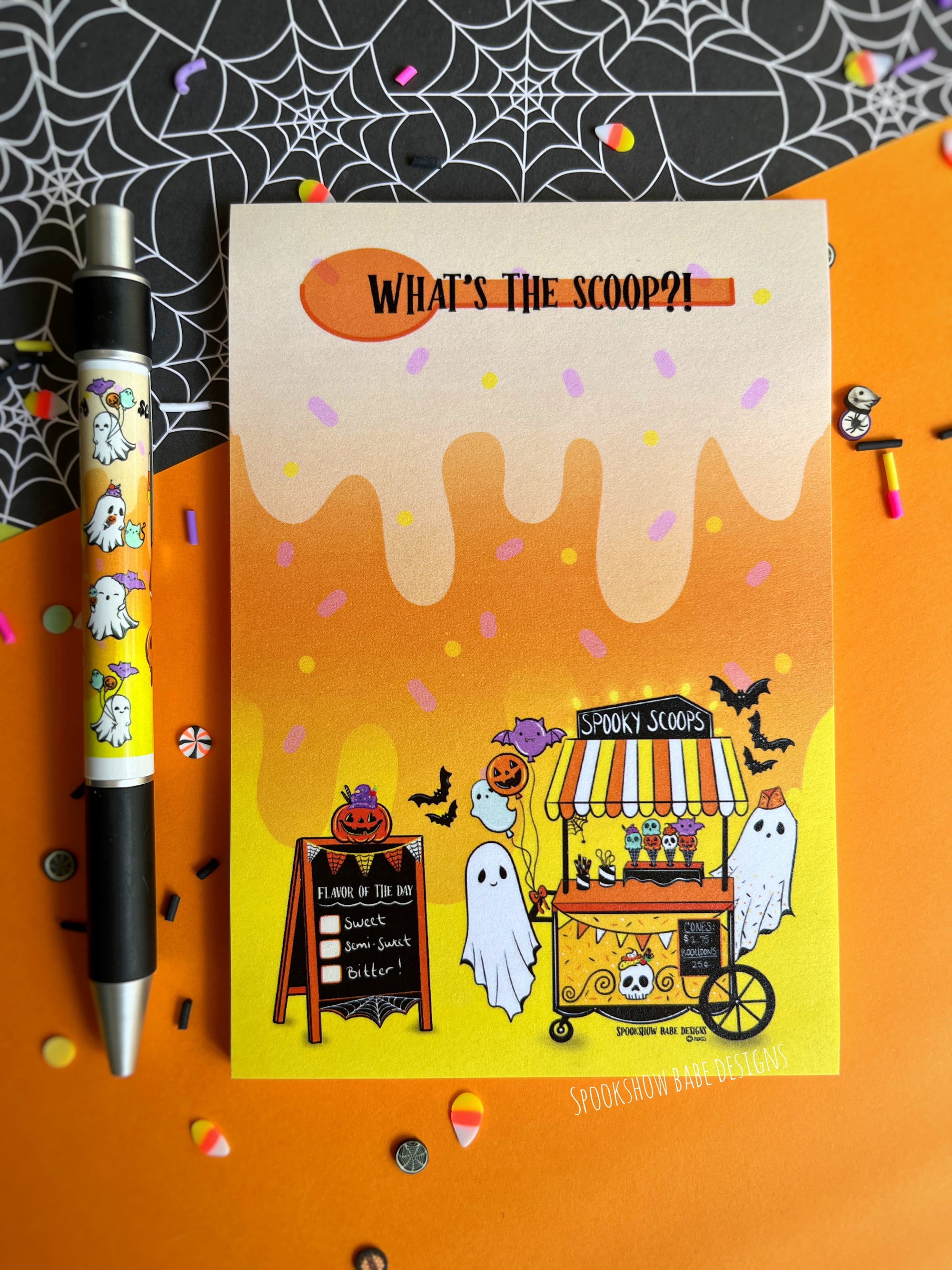 What's the Scoop?! Notepad and Pen set
