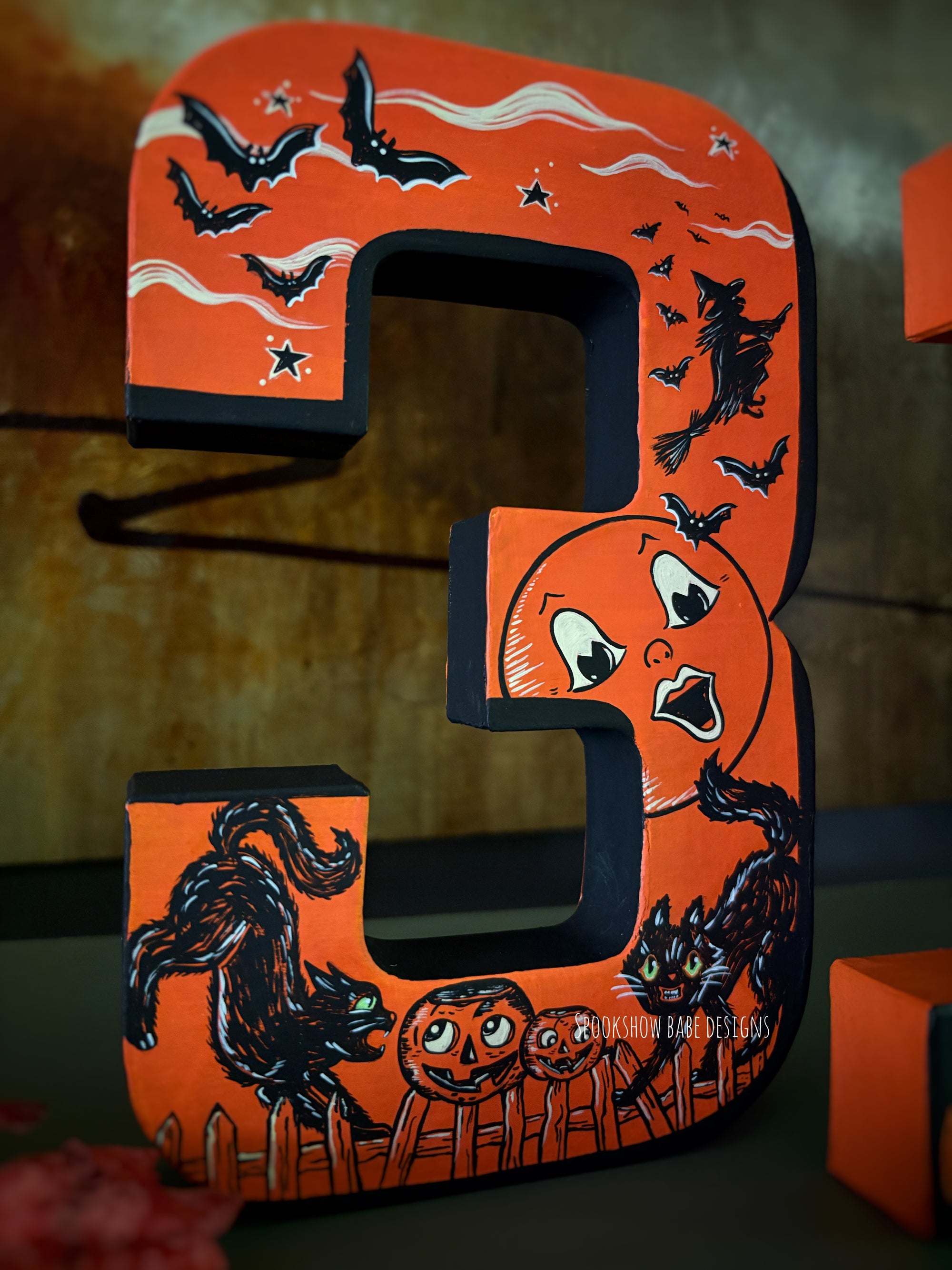 Vintage Halloween "31" Display Piece