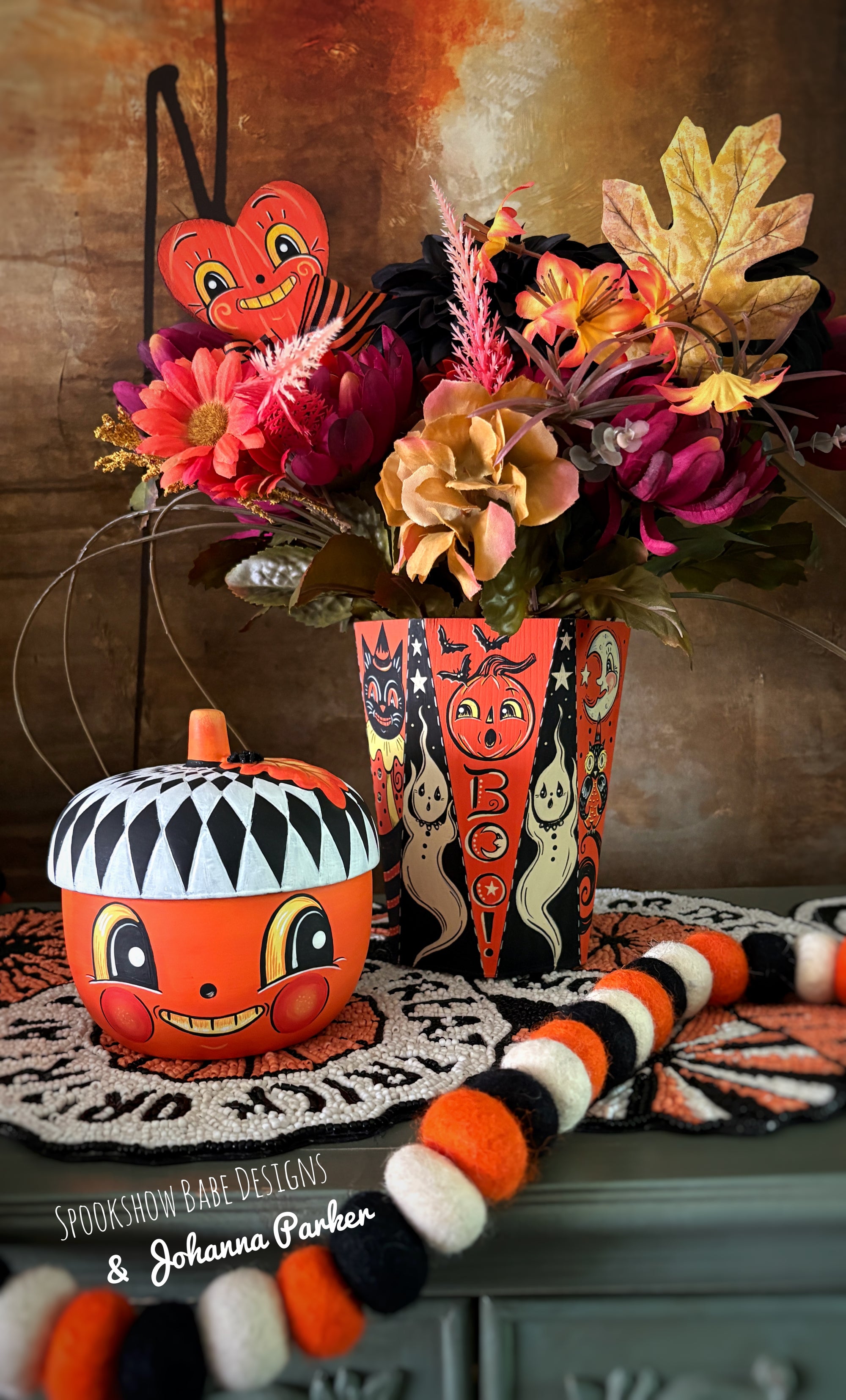 Johanna Parker Halloween Floral Centerpiece