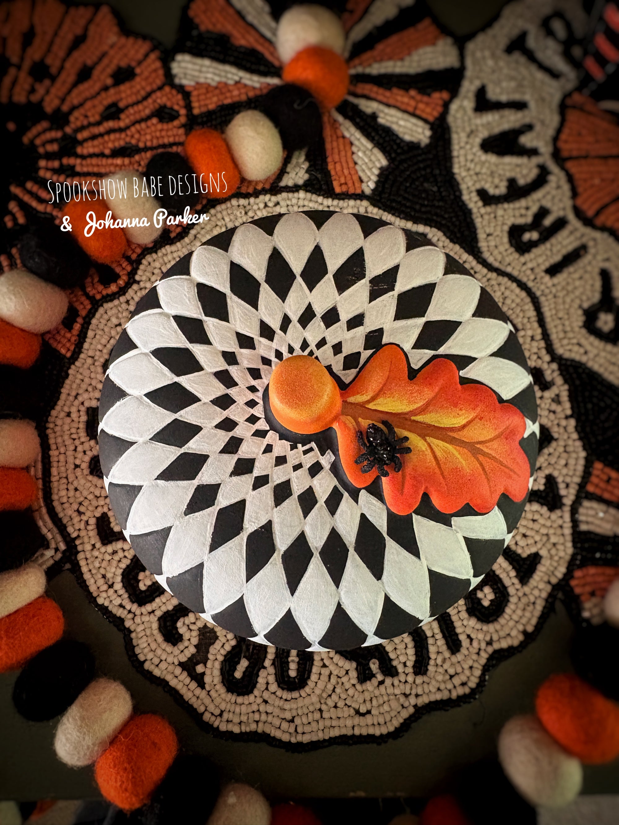 Johanna Parker Halloween Acorn Candy Dish