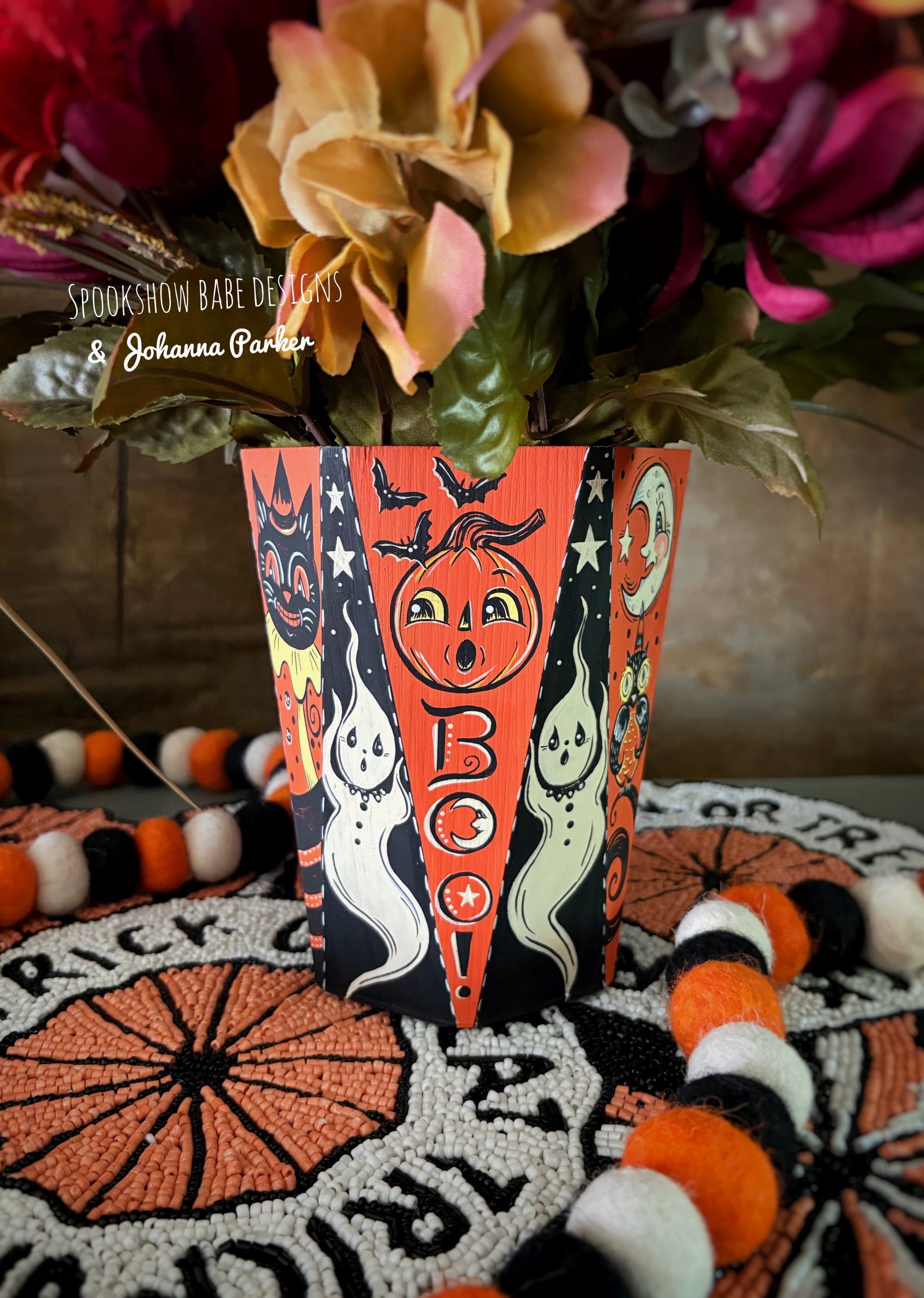 Johanna Parker Halloween Floral Centerpiece