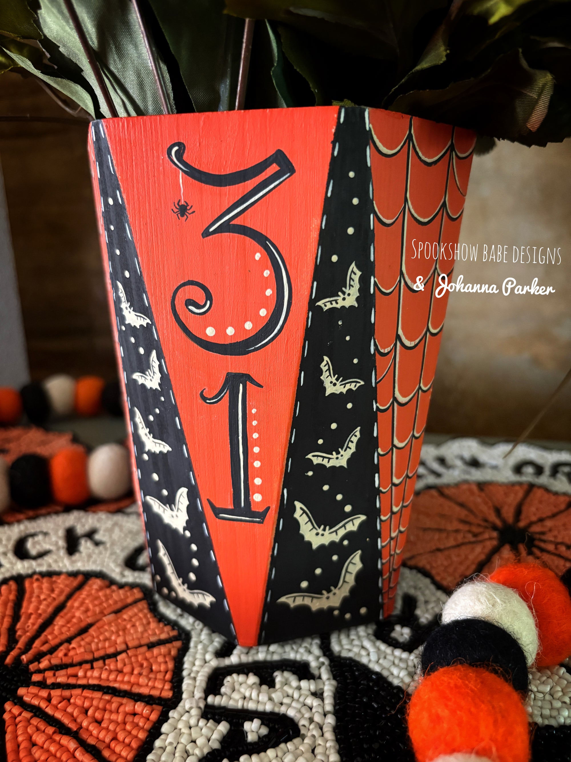 Johanna Parker Halloween Floral Centerpiece