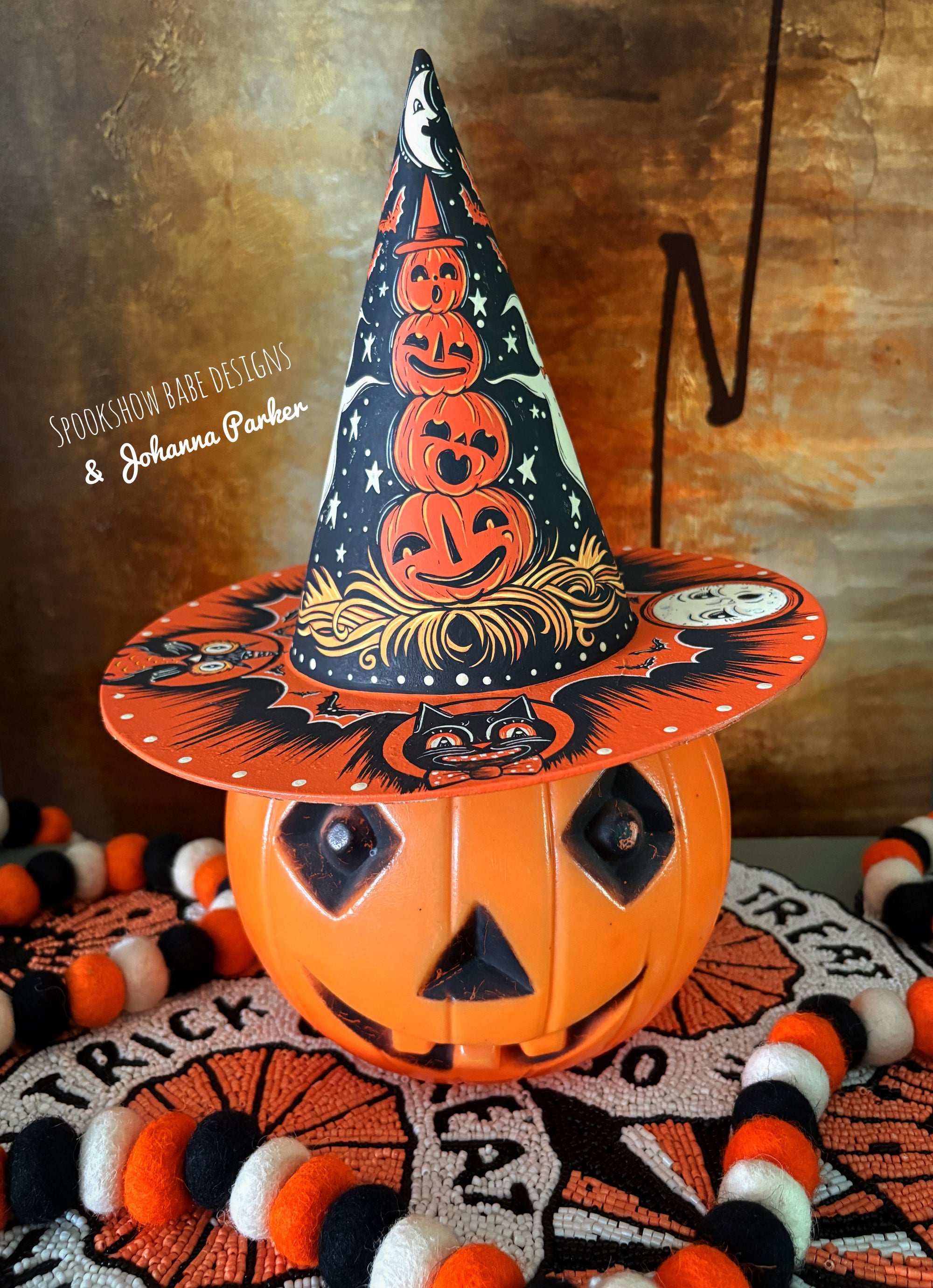 Johanna Parker Halloween Witch Hat